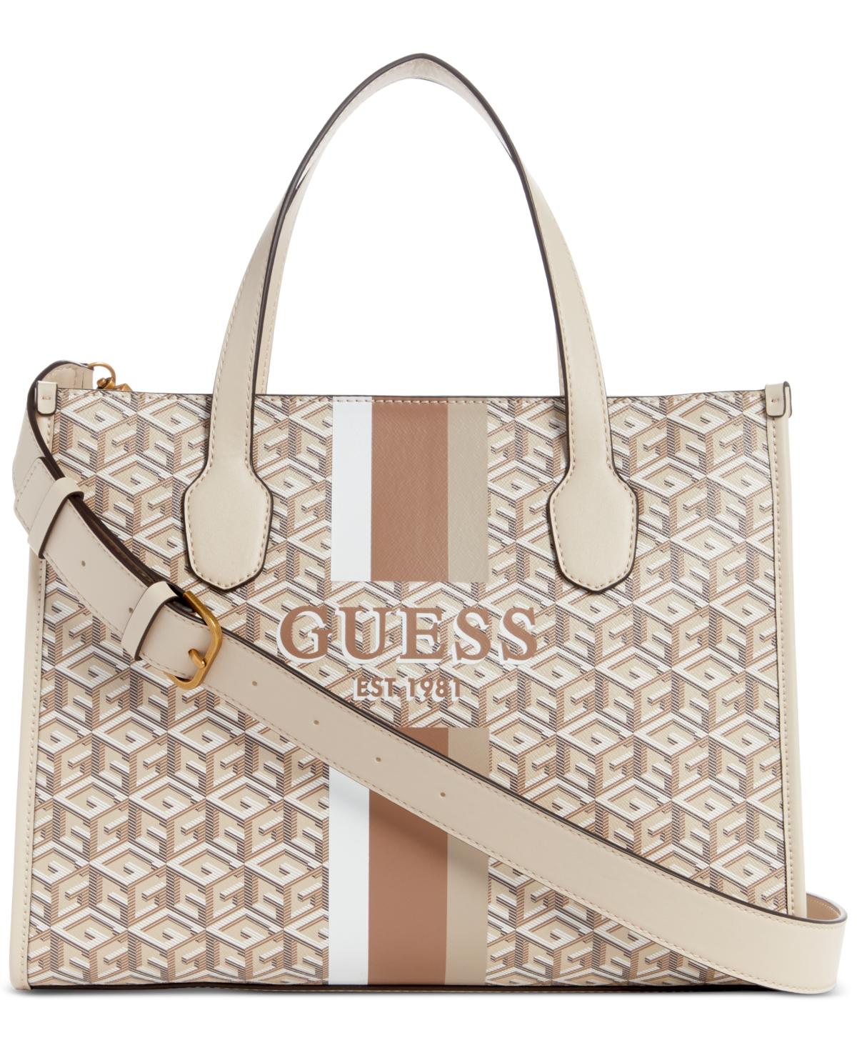 Guess monogram bag hot sale