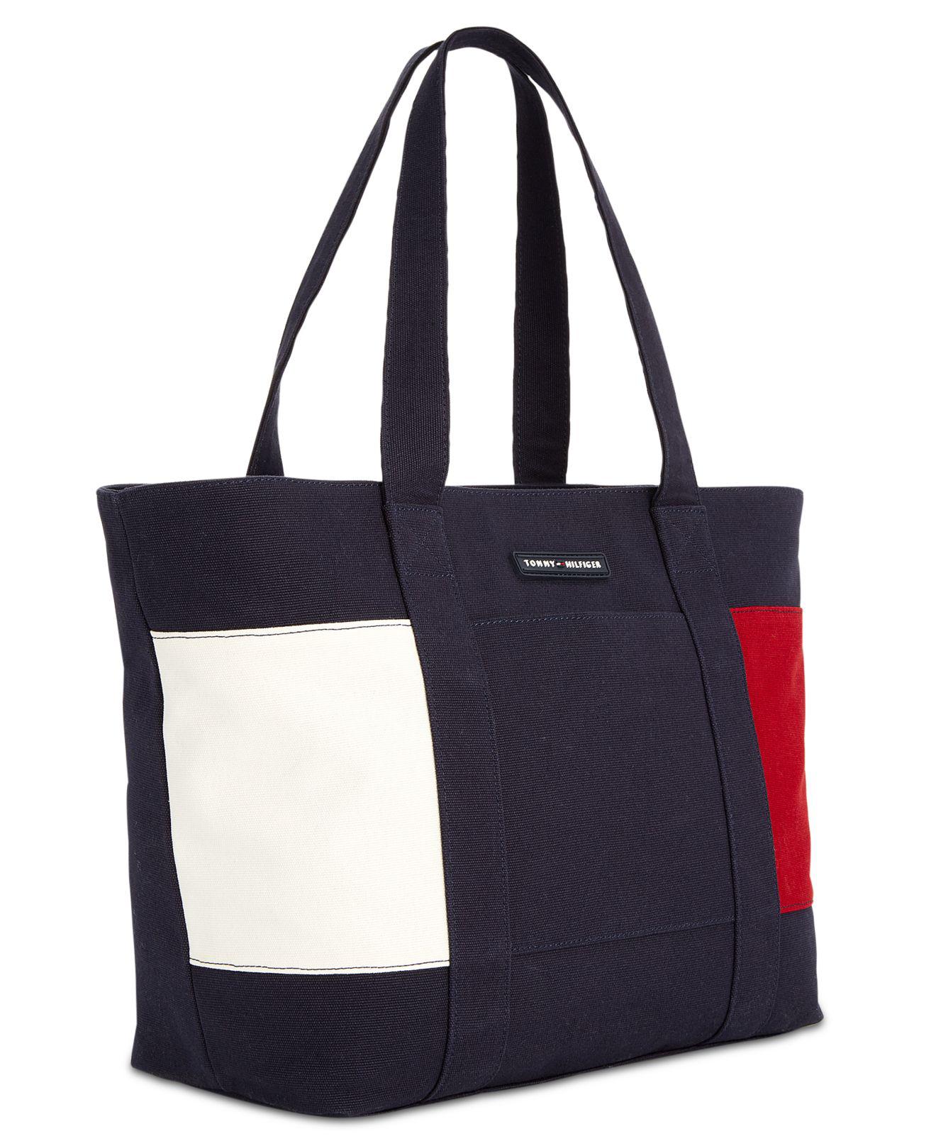 Tommy Hilfiger Canvas in Navy/Gold -