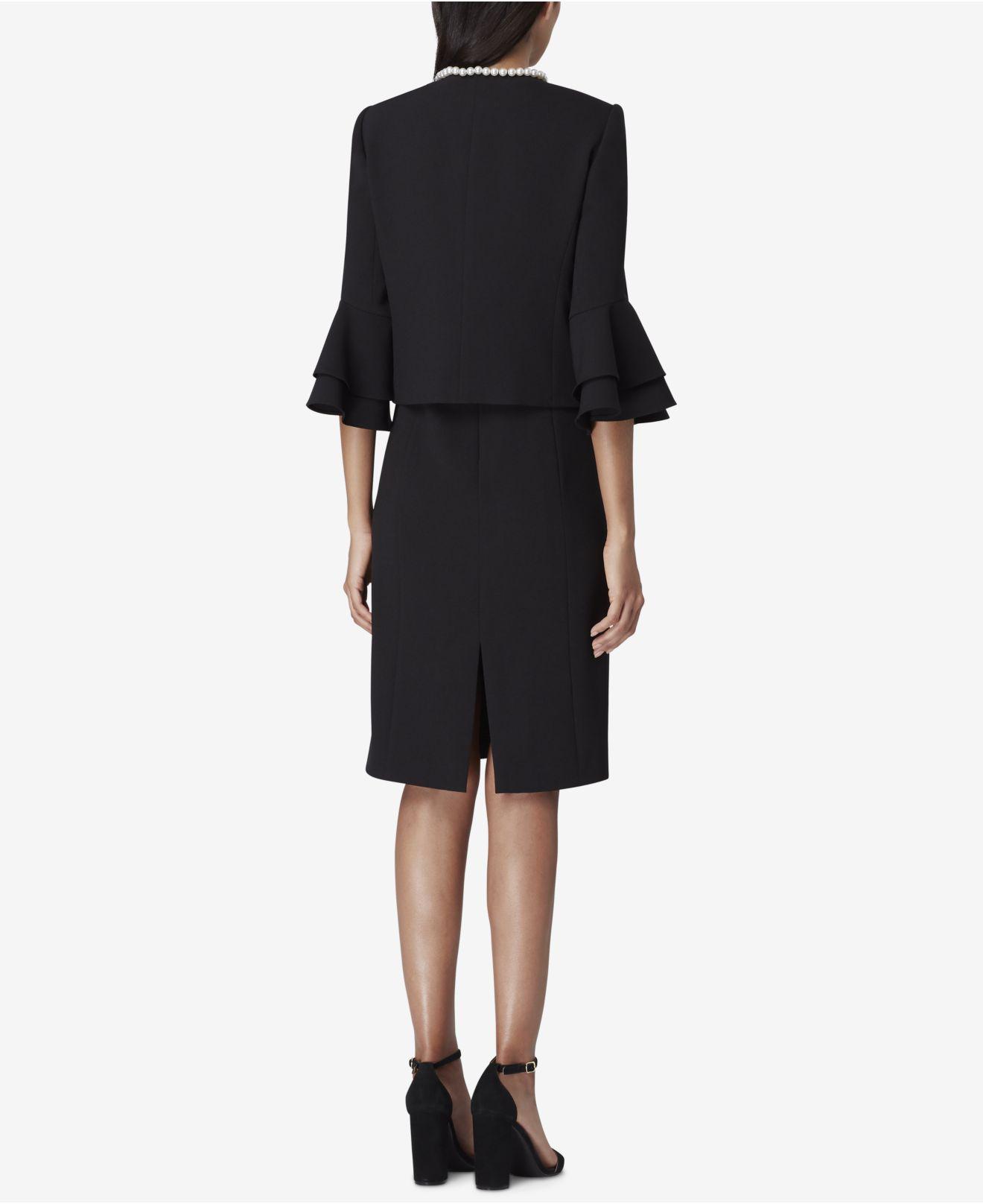 Tahari black suit top