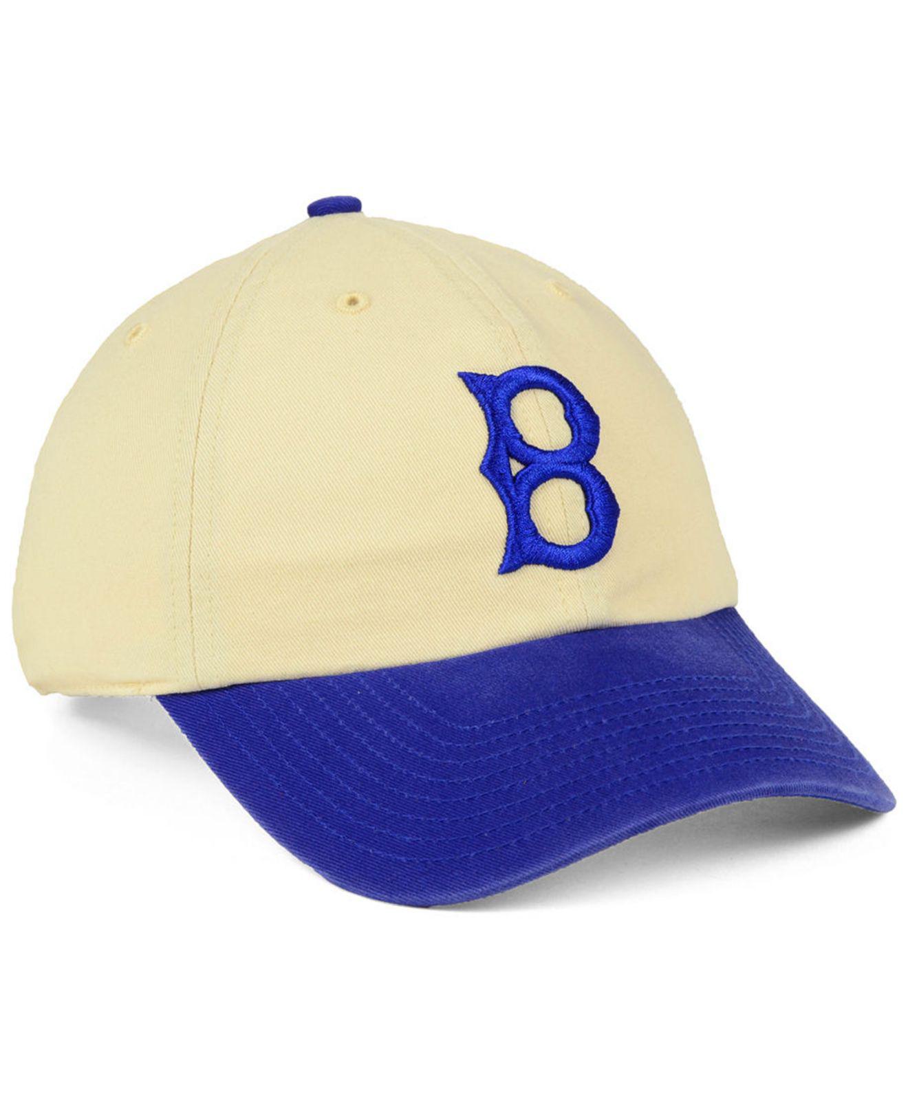Brooklyn Dodgers Men's 47 Brand Cooperstown Cream Shortstop