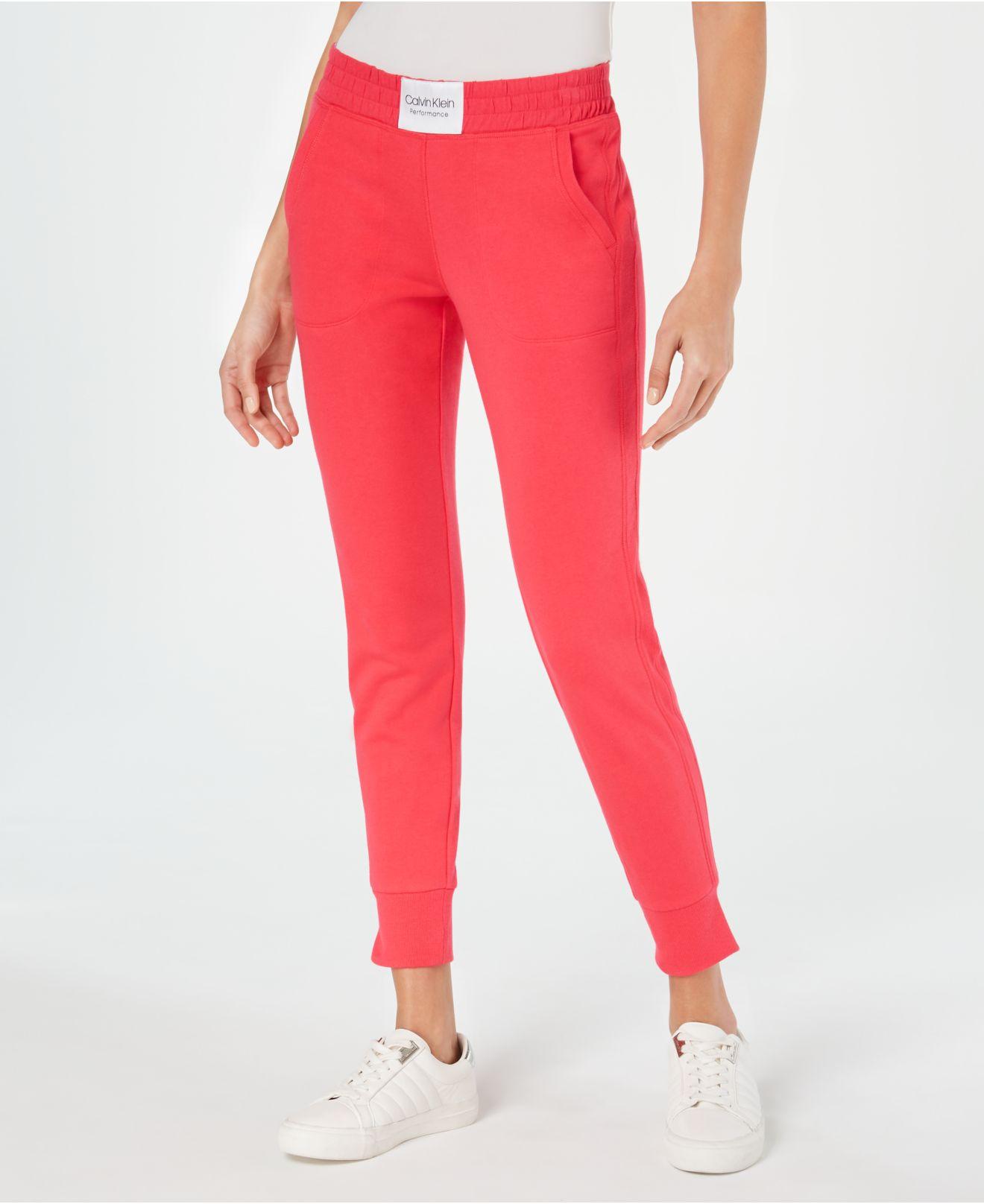 performance drawstring logo waistband joggers