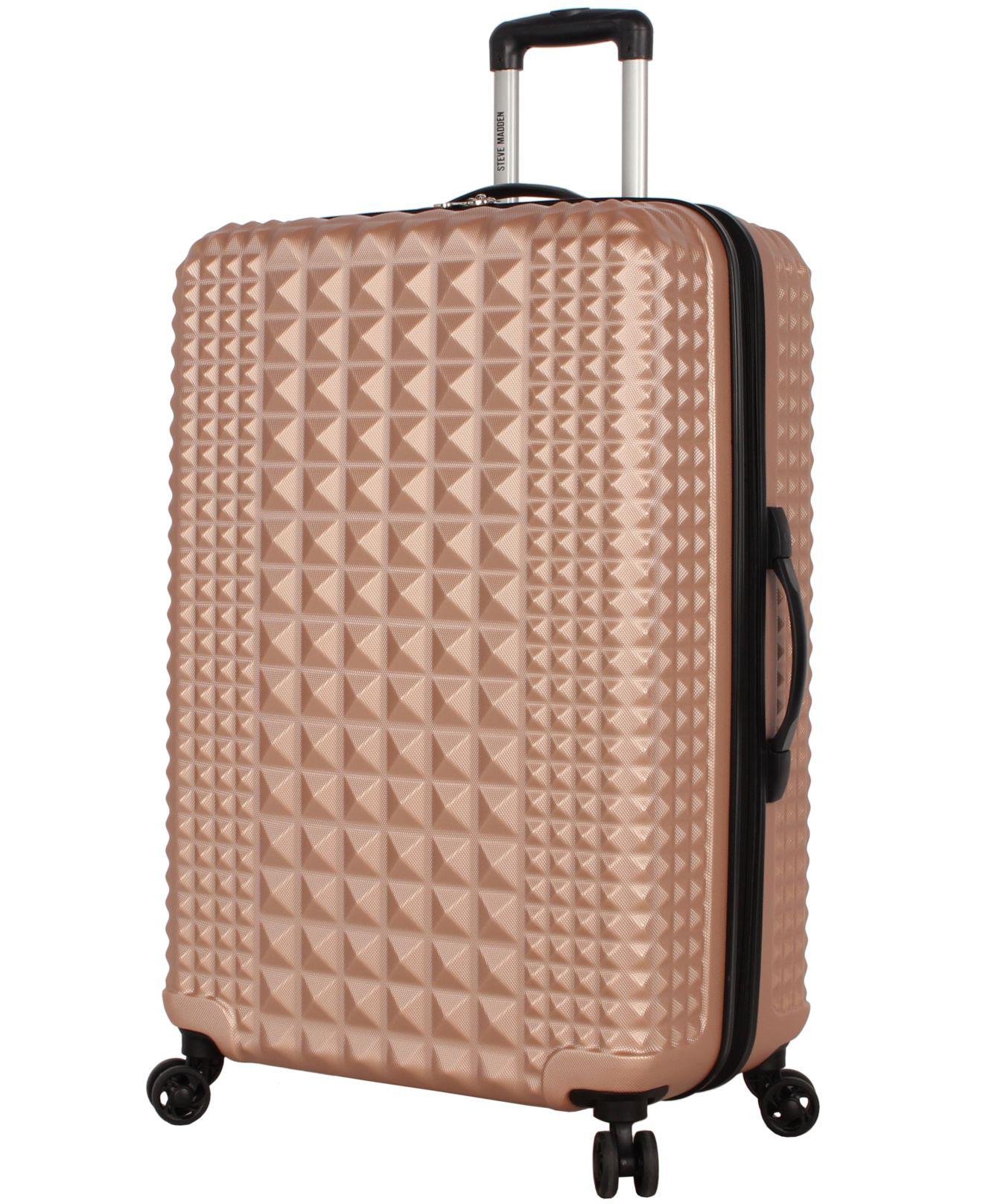 steve madden armor 3pc hardside spinner set