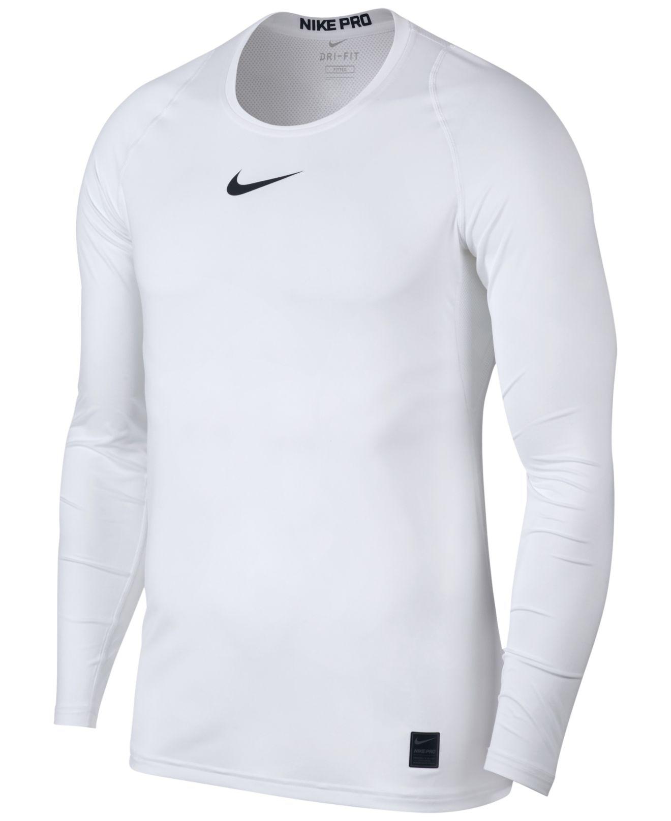 nike pro fitted long sleeve