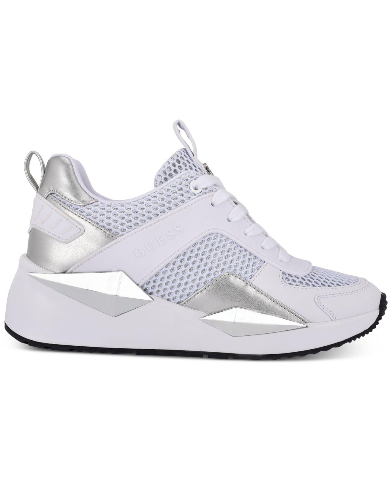 women's typical lace up sneakers guess