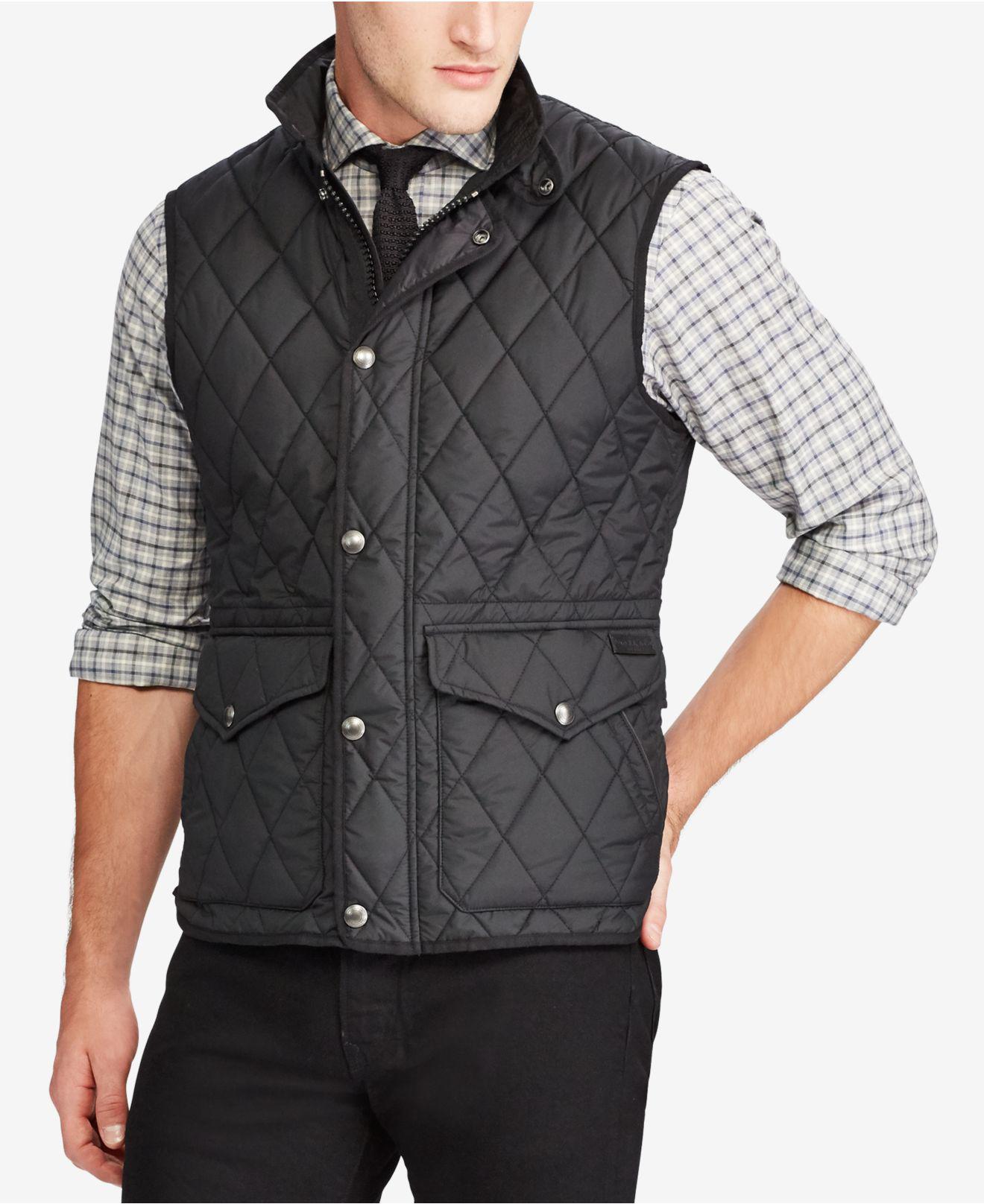 polo iconic quilted vest