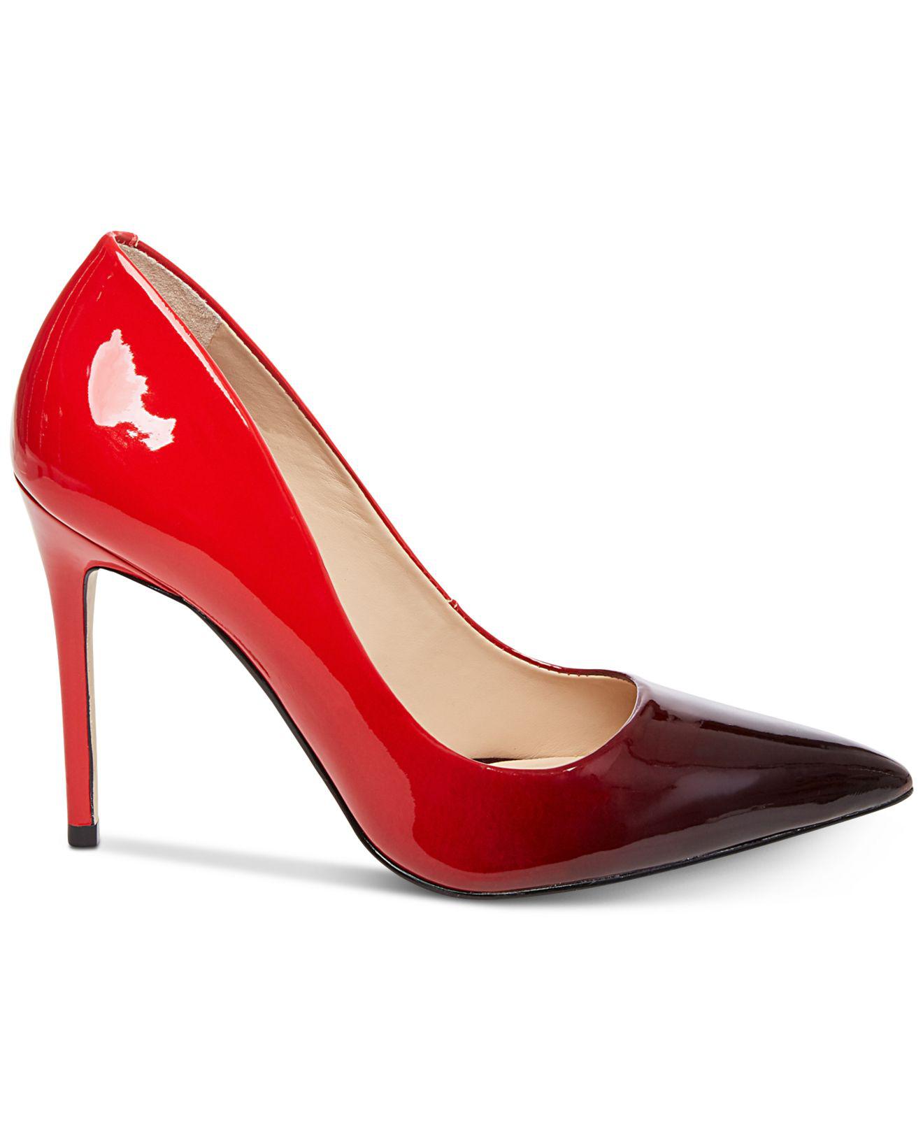 steve madden red pumps