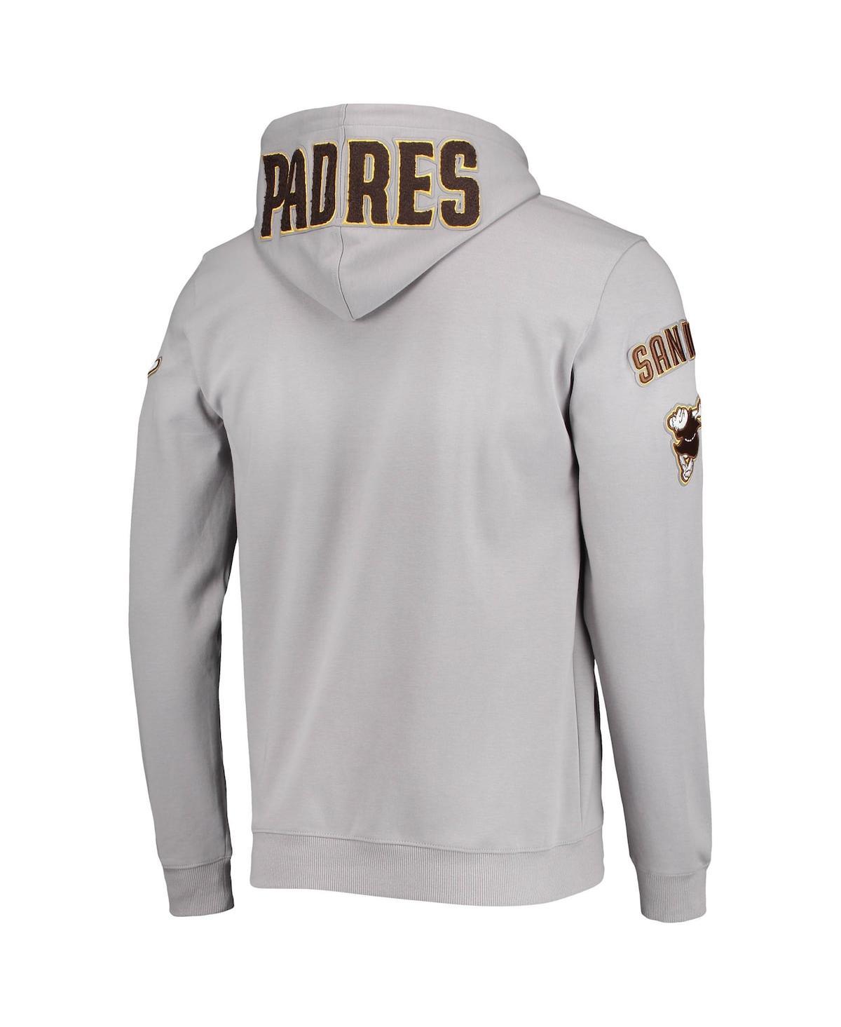 Pro Standard Men's Gray San Diego Padres Team Logo Pullover Hoodie - Macy's