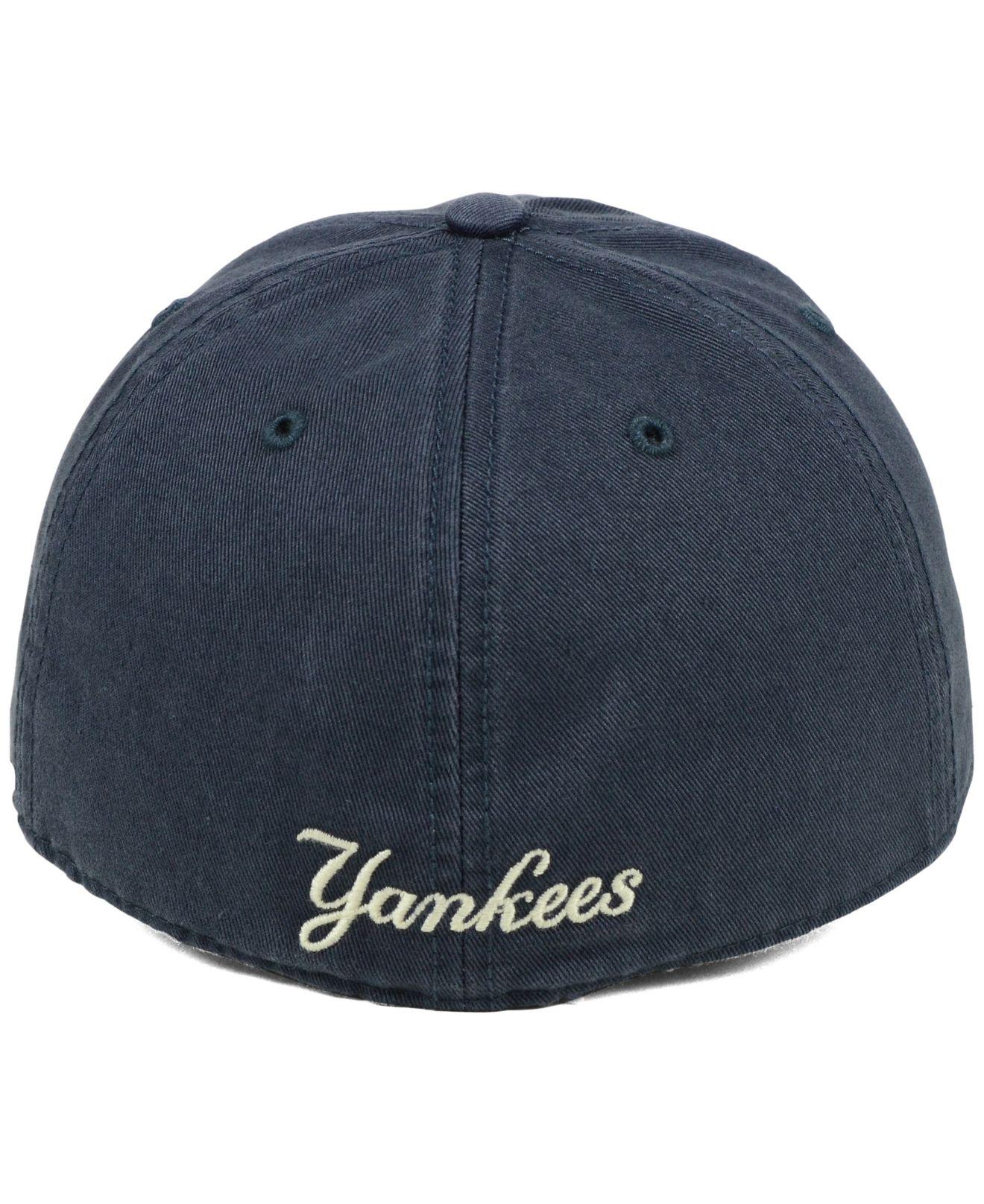 Men's '47 Navy New York Islanders Vintage Classic Franchise Fitted Hat Size: Small