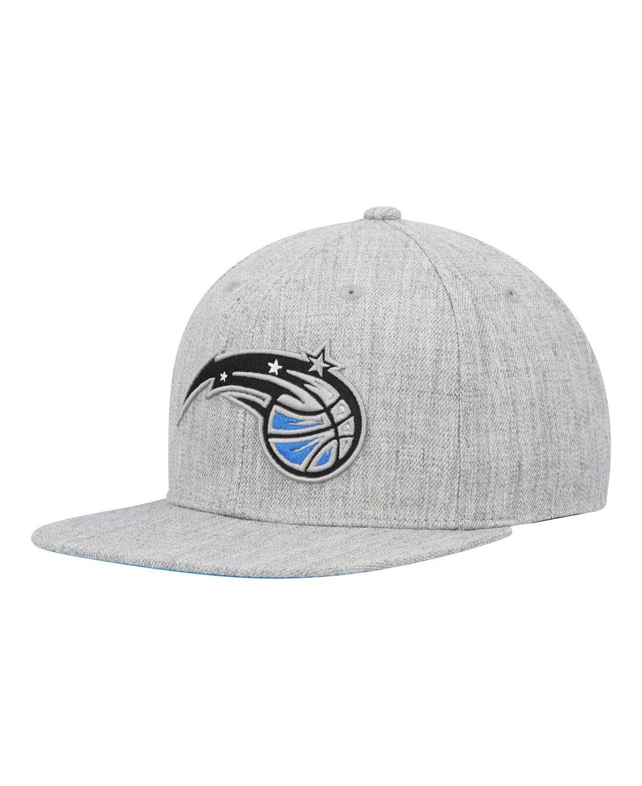 New Jersey Nets Heather Grey Team Snapback Hat