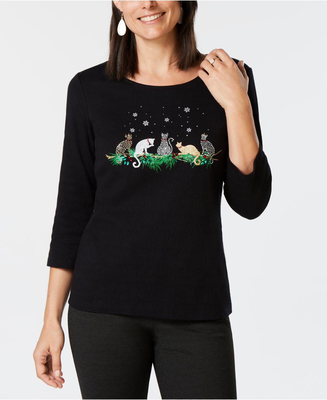 karen scott halloween tops