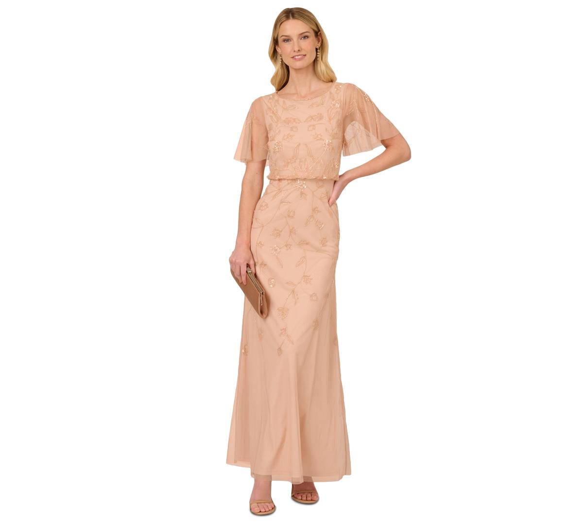 how to alter a bridesmaid dress that is too long Emira Dress Stuart Thistle Flame - Festive Crinkle Chiffon Dress