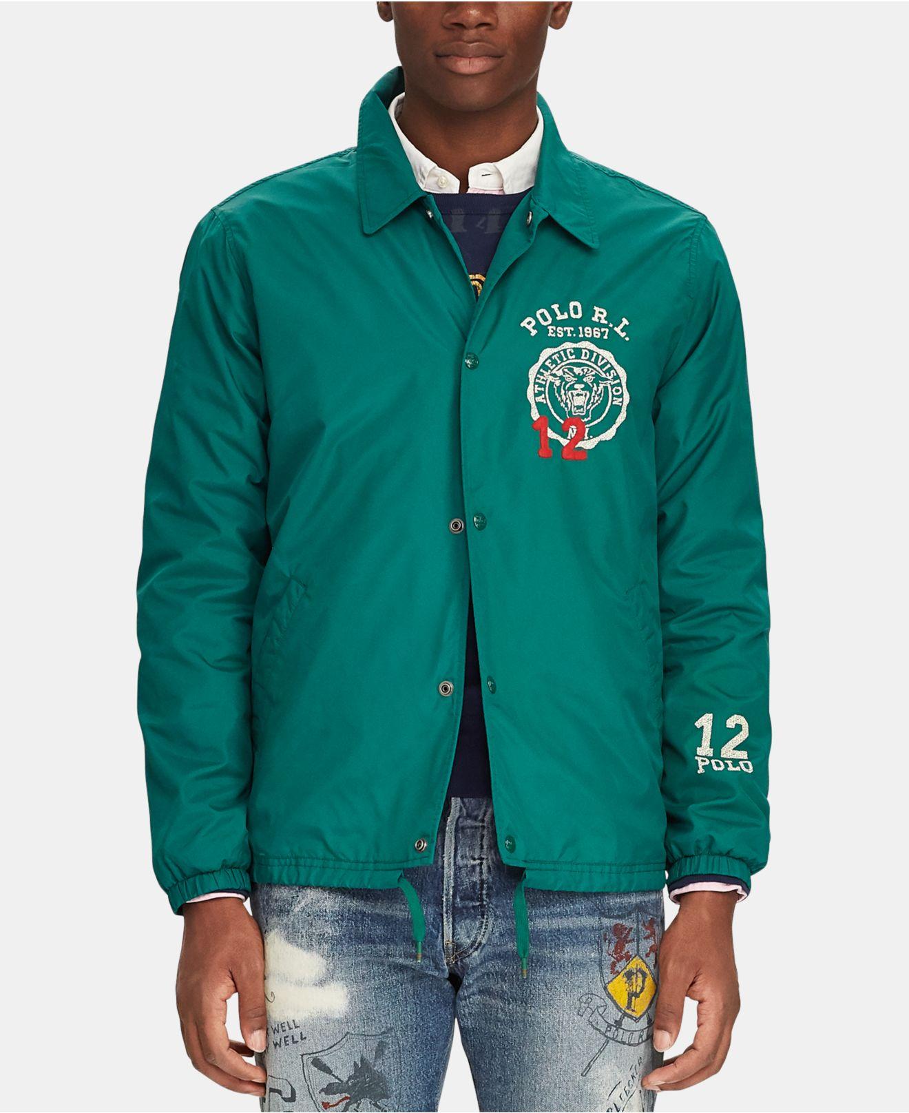 coach jacket polo