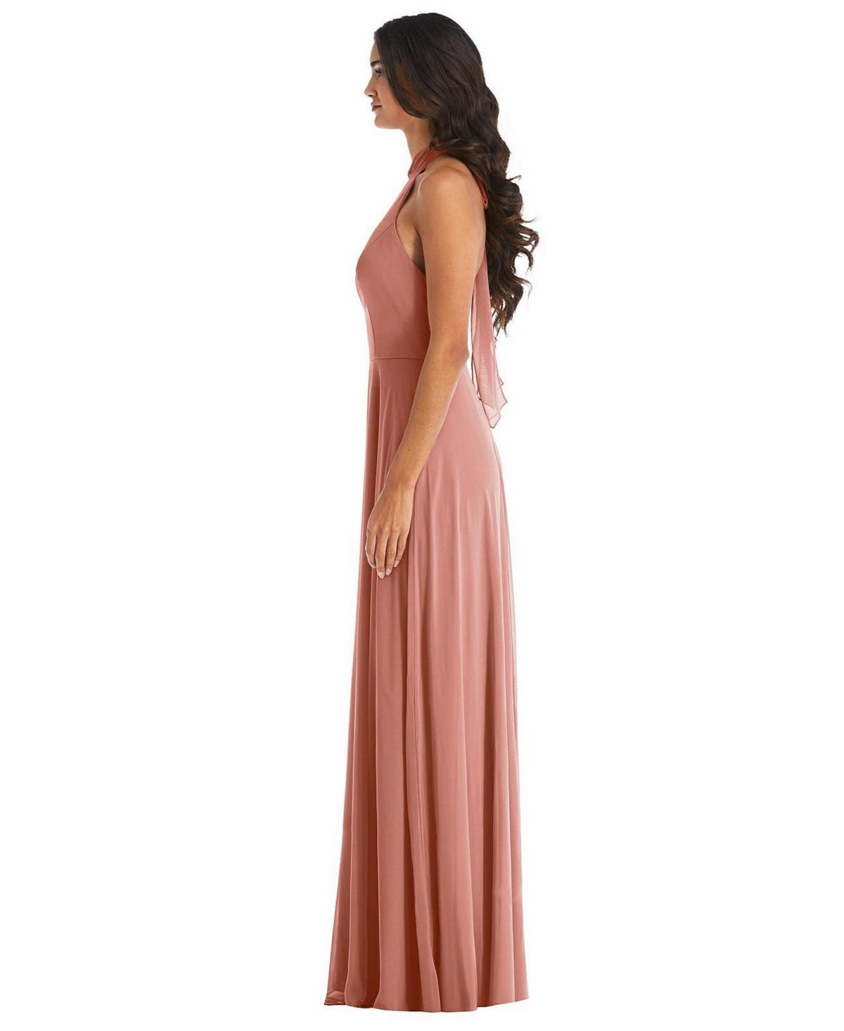 blue dress for baby girl JRRY Sexy Women High Slit Maxi Dresses Deep V Neck Backless Long Dress –  Mega Mart Center main image 0