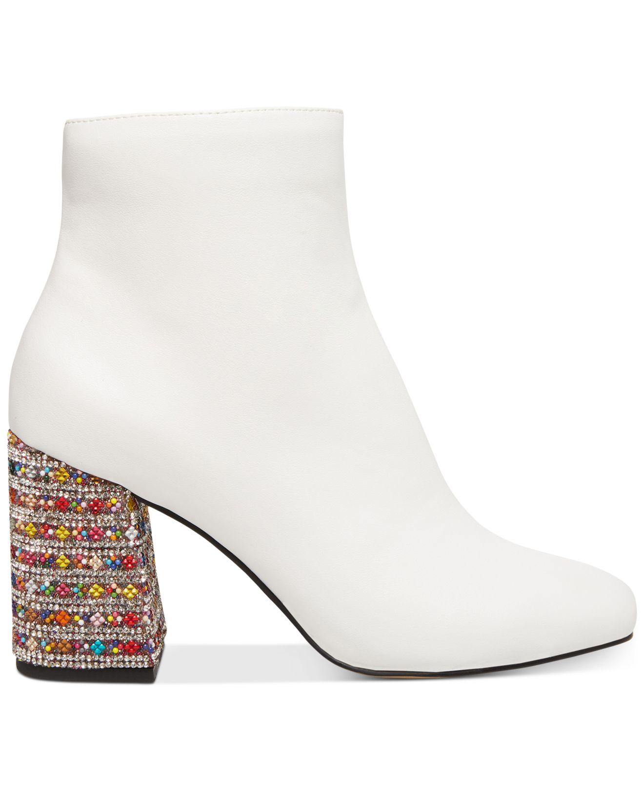 white booties macys