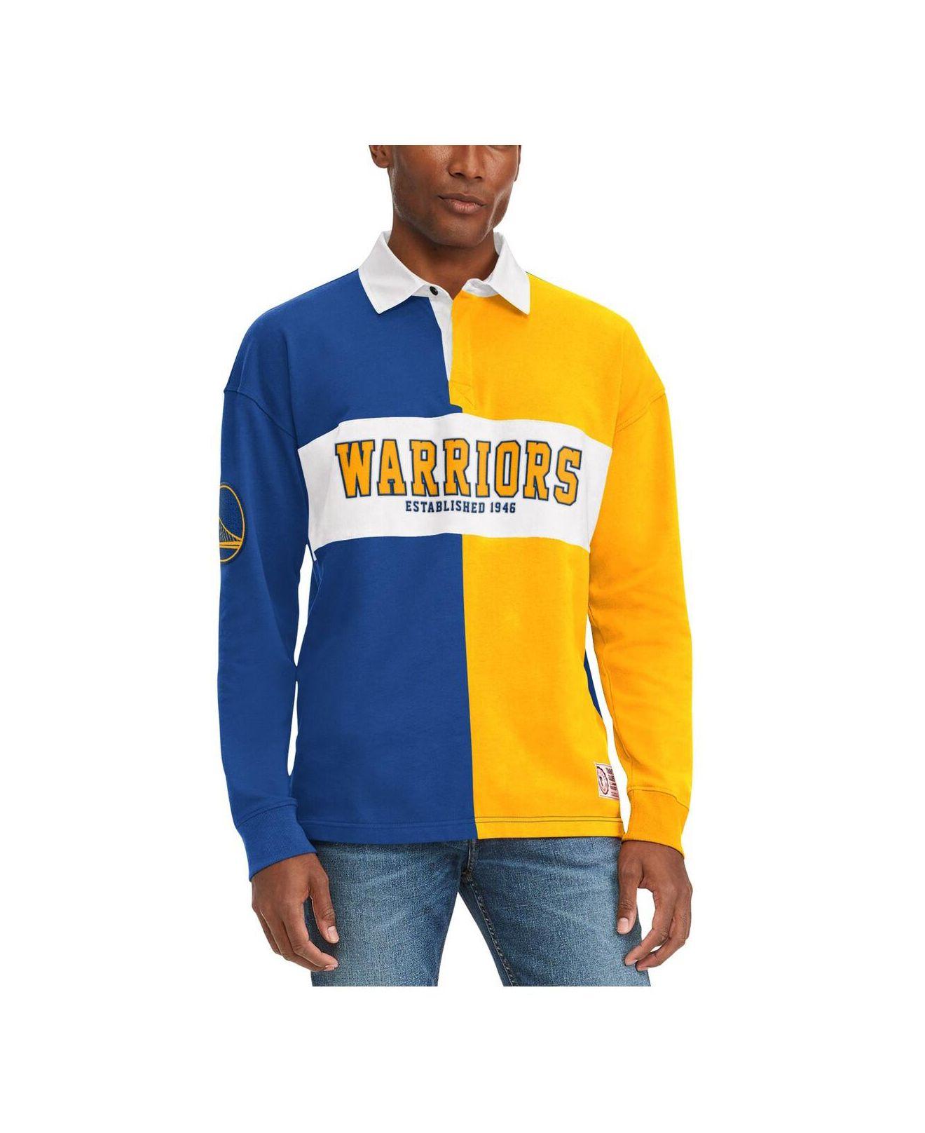 Tommy Hilfiger Royal, Yellow Golden State Warriors Ronnie Rugby Long Sleeve  T-shirt in Blue for Men | Lyst