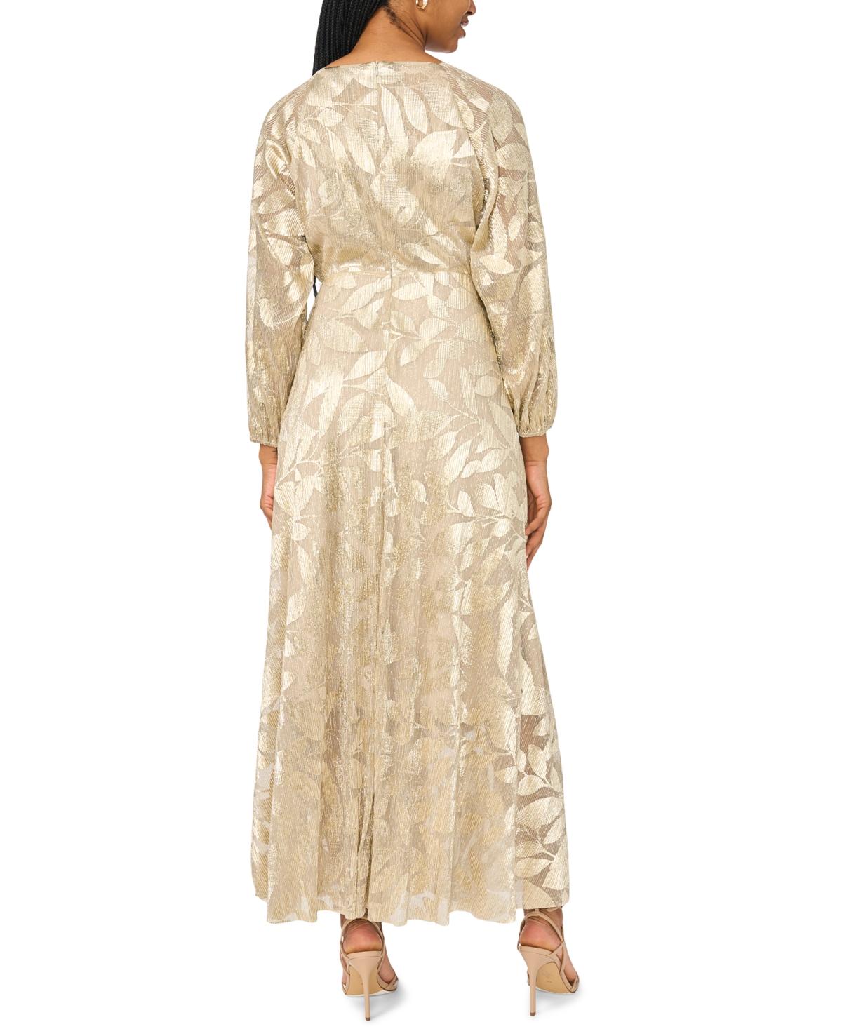 msk gowns & formal dresses Dusty Sage V-Neck Maternity Bridesmaid Dress with Flared Sleeves – Modsele main image 1