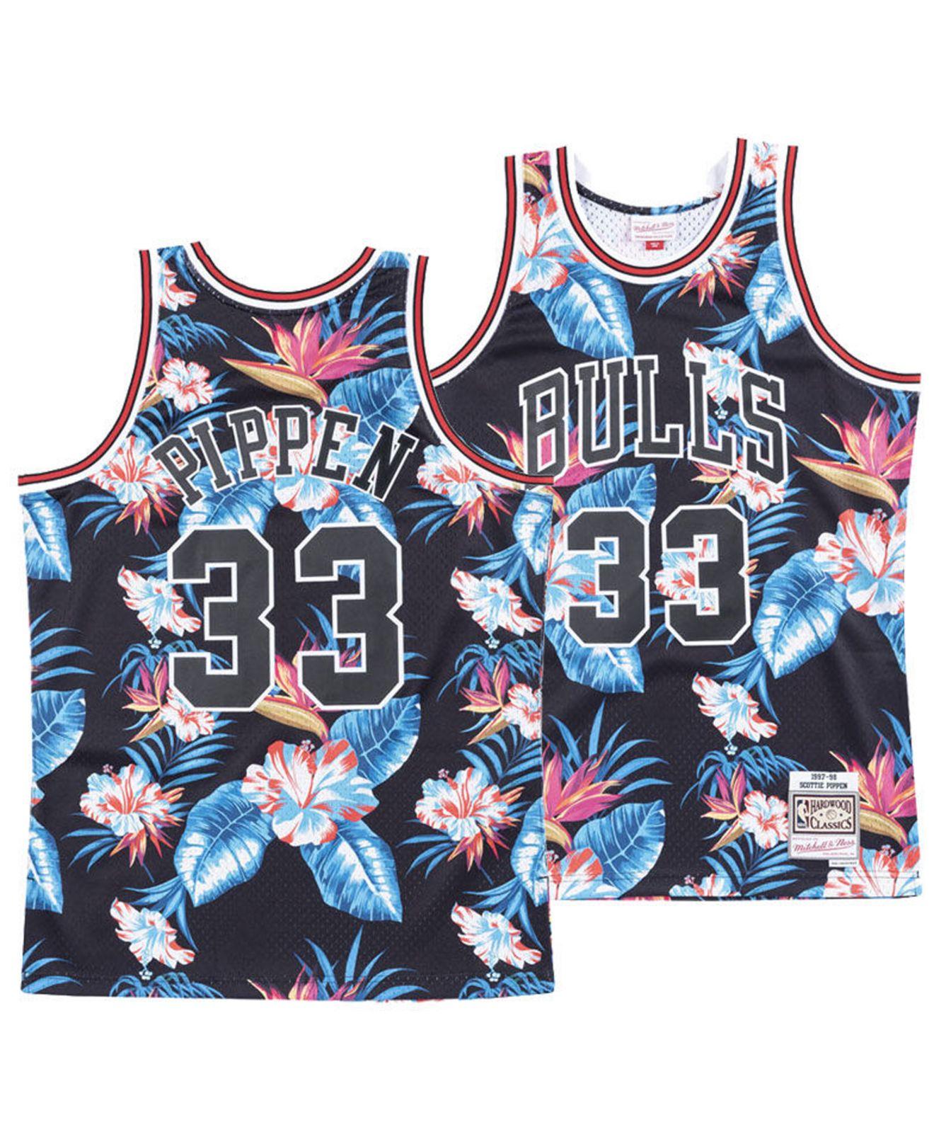 mitchell and ness floral jersey