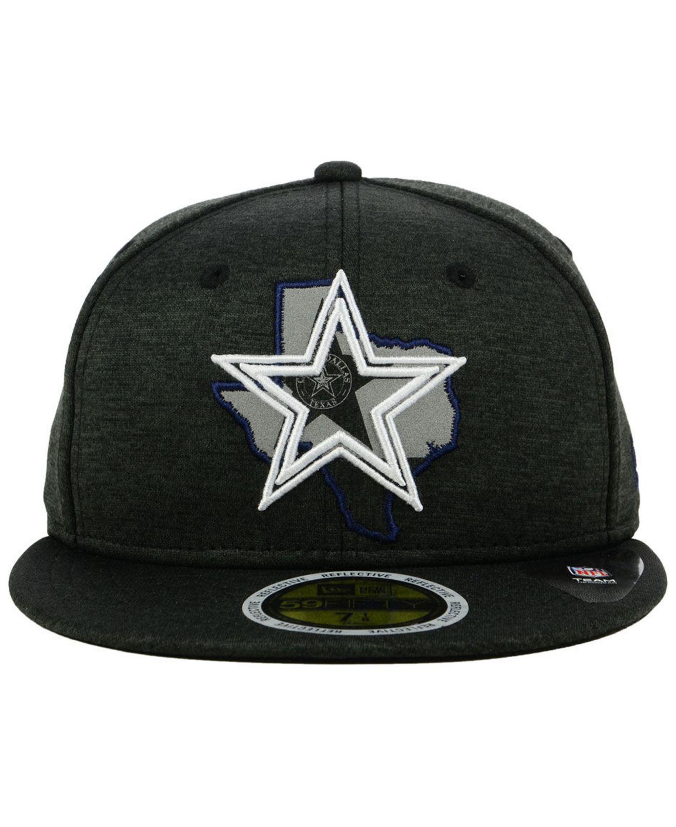 KTZ Dallas Cowboys State Flag Reflective 59fifty Fitted Cap in Black for  Men