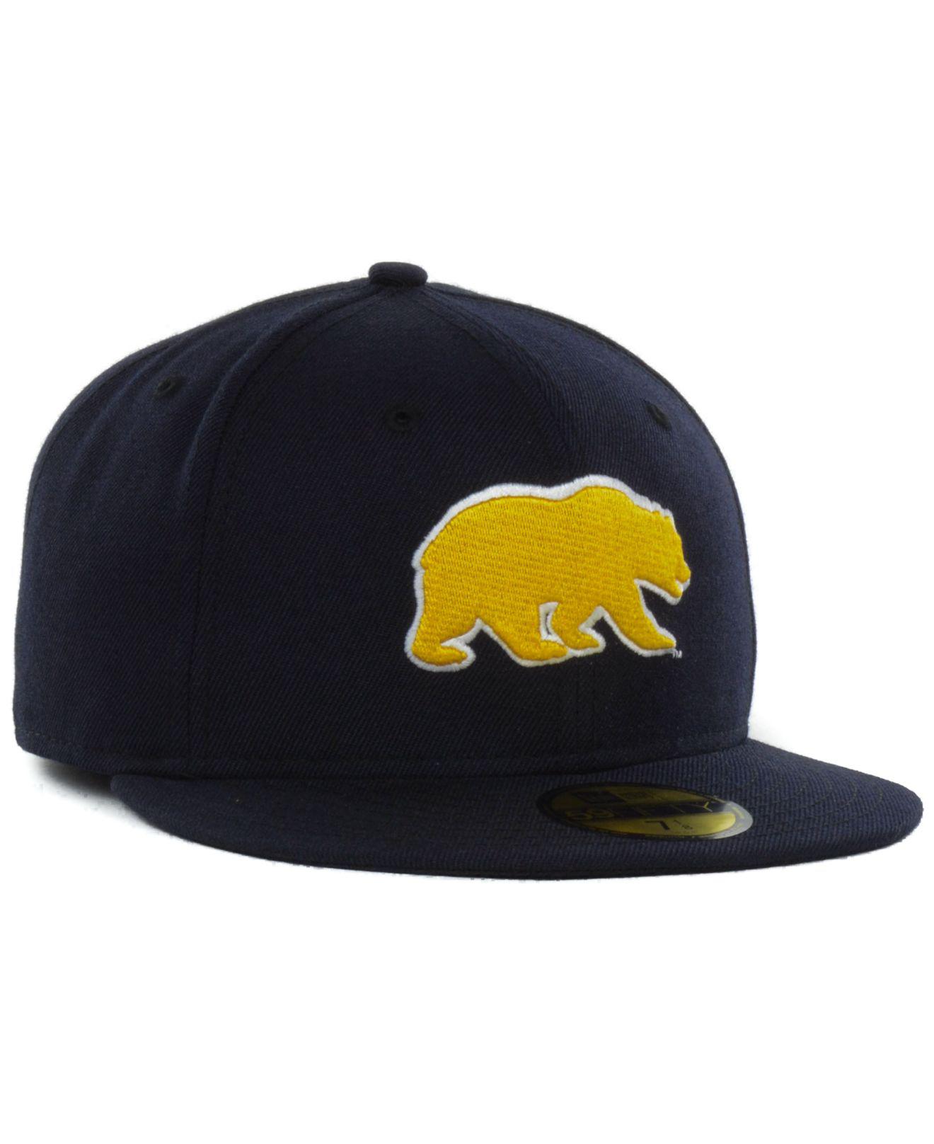 Men's New Era Navy Cal Bears Basic 59FIFTY Fitted Hat