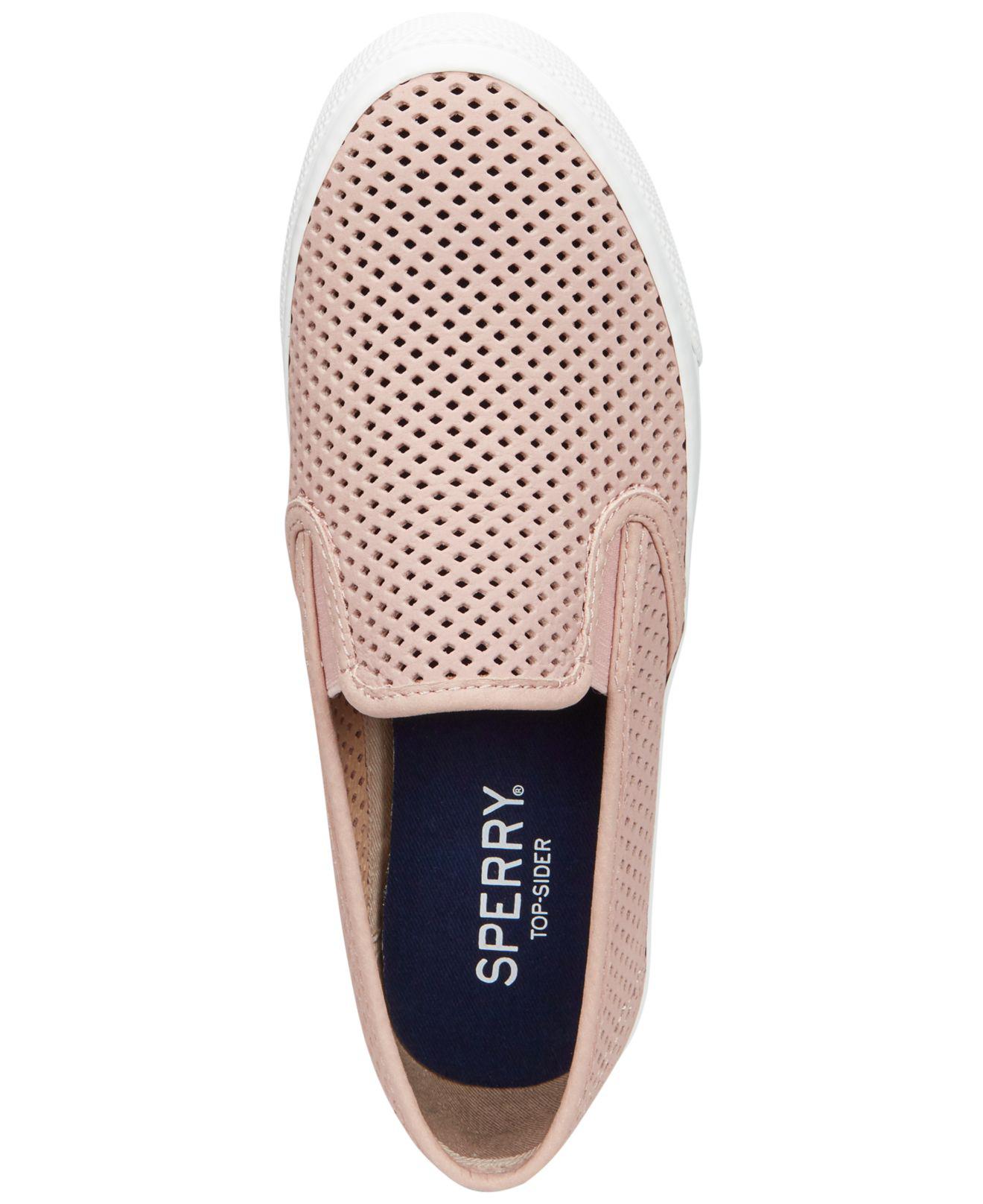 sperry slip on black