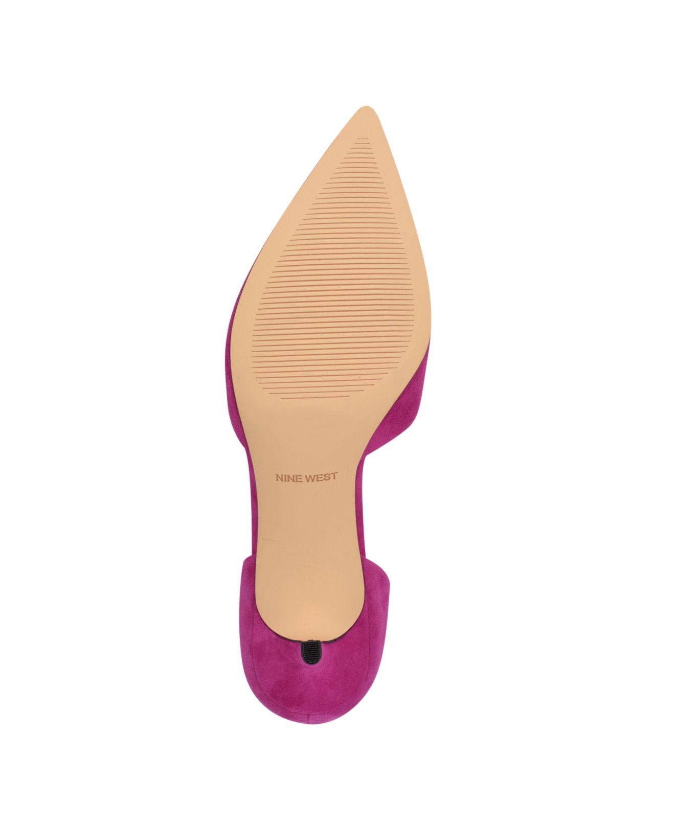 Nine West Arive Pointy Toe Pumps in Pink | Lyst