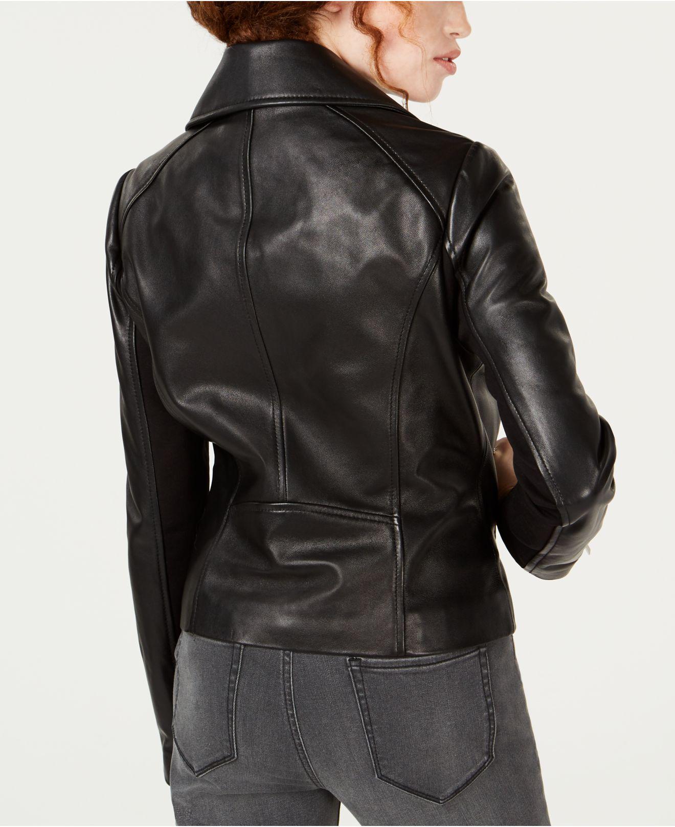maison jules leather jacket
