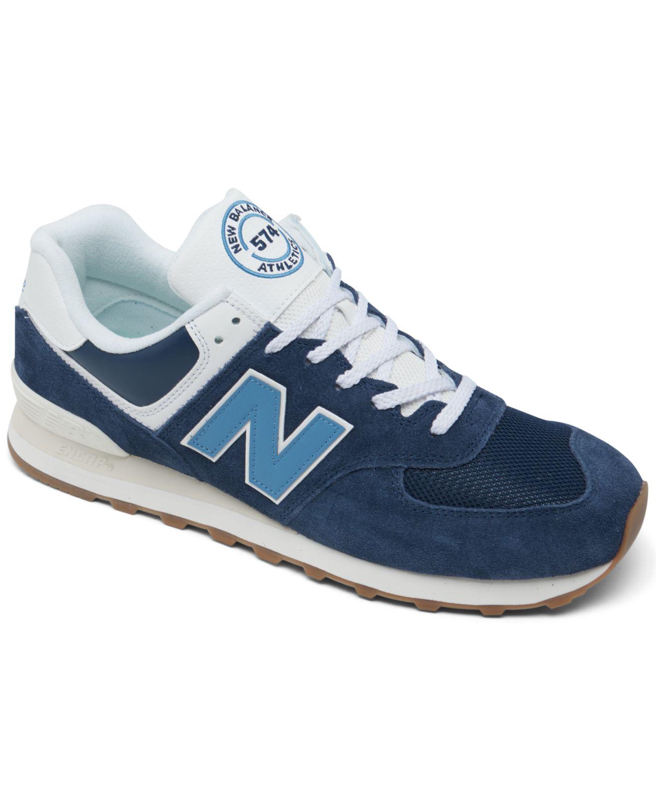 New Balance 574 Casual Sneakers From Finish Line in Blue for Men Lyst