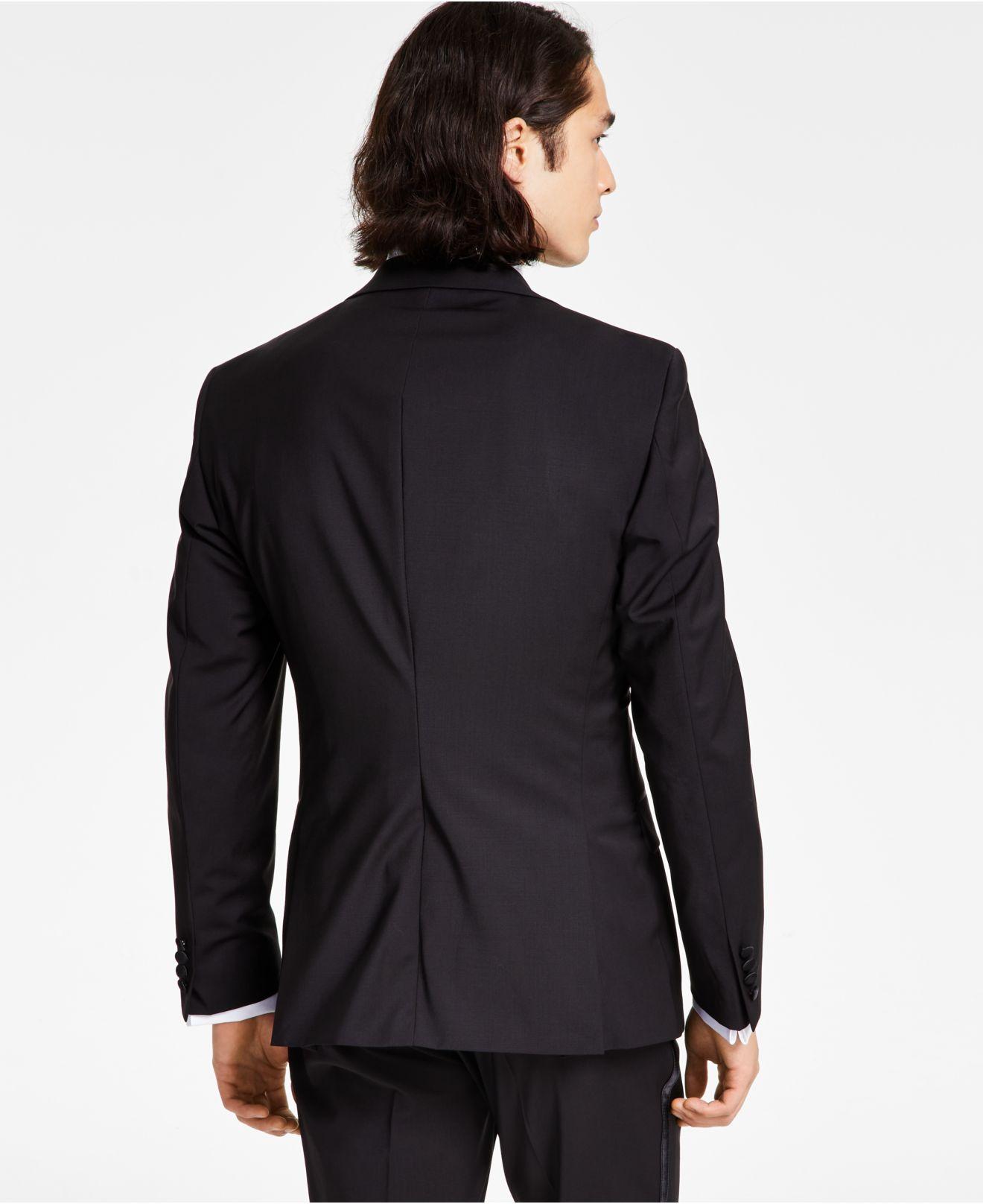 Calvin Klein X-fit Slim-fit Infinite Stretch Black Tuxedo Jacket for Men |  Lyst