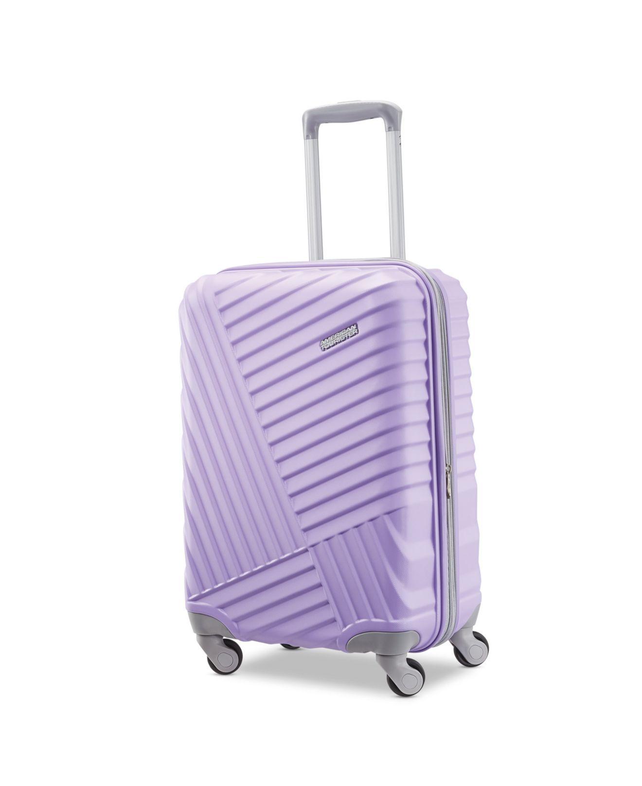 Purple luggage sale
