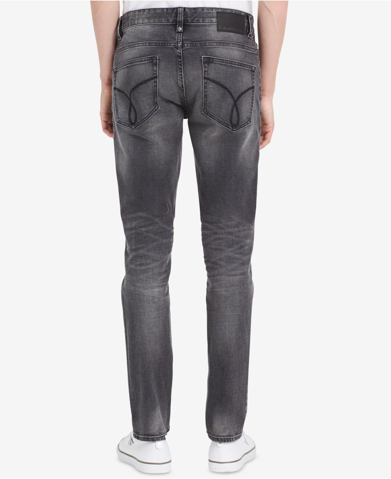 calvin klein men's slim fit pants