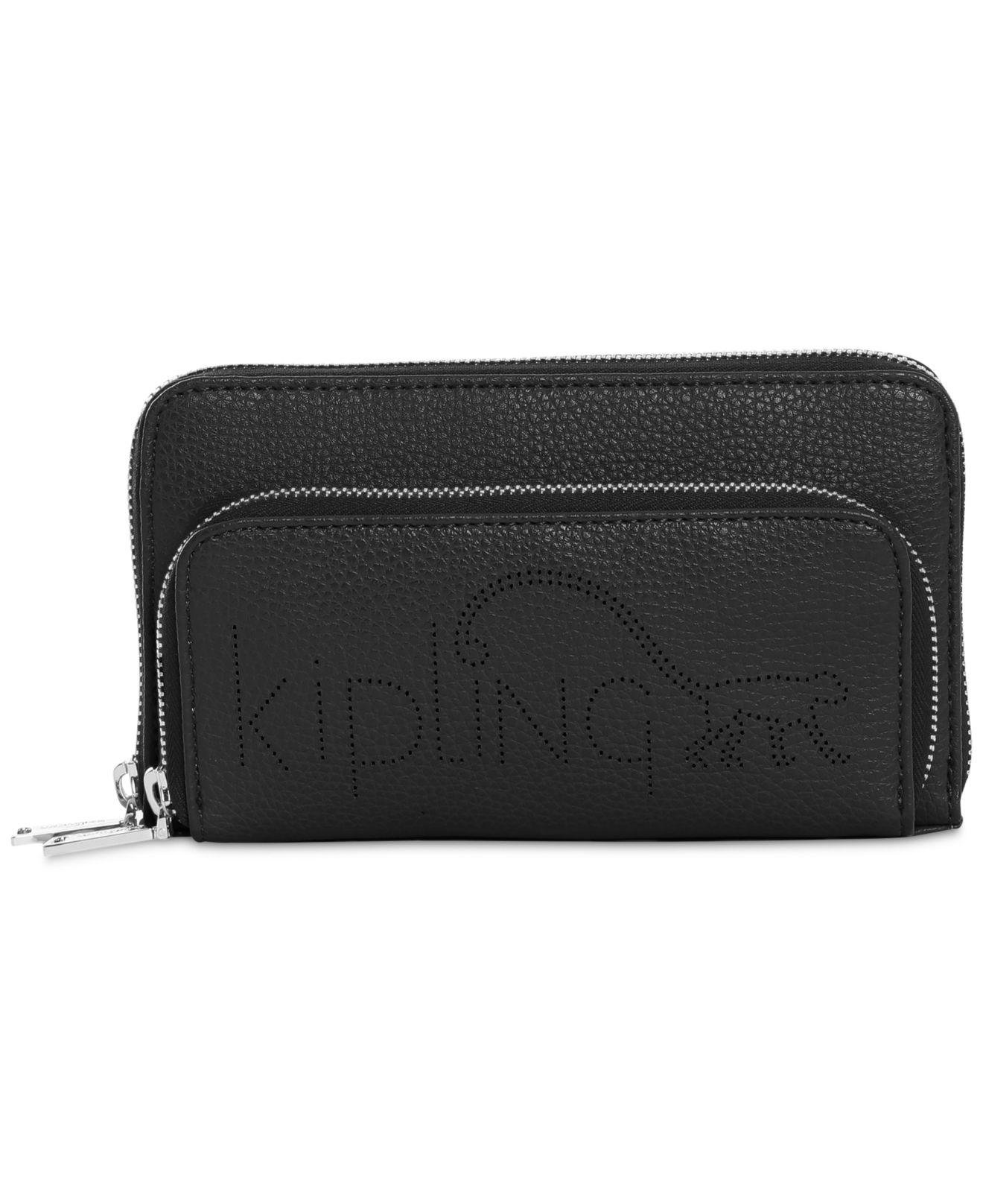 Kipling Leather Stella Wallet in Black Lyst