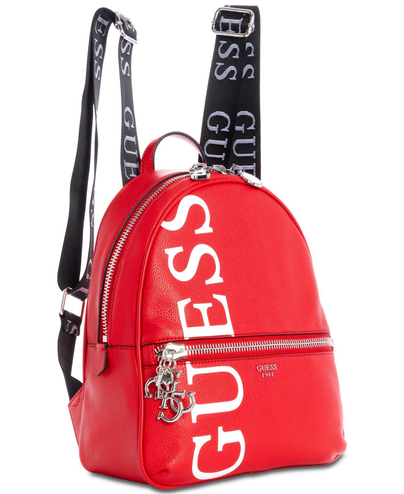 Guess Backpack Red | lupon.gov.ph