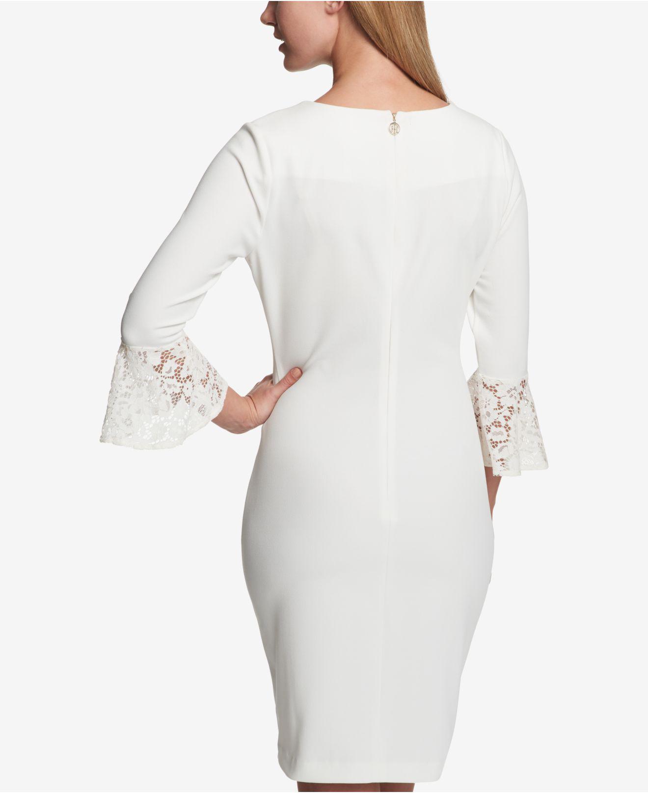 tommy hilfiger bell sleeve dress