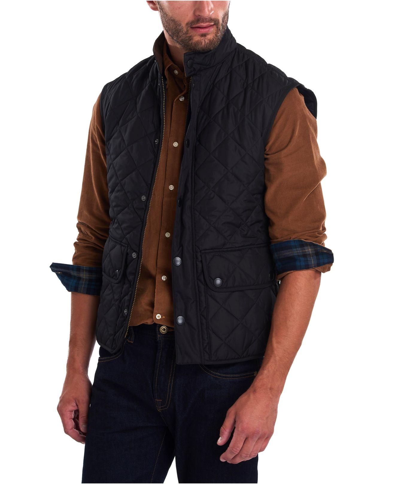 Barbour Synthetic Lowerdale Quilted Vest in Dark Green (Green) for Men