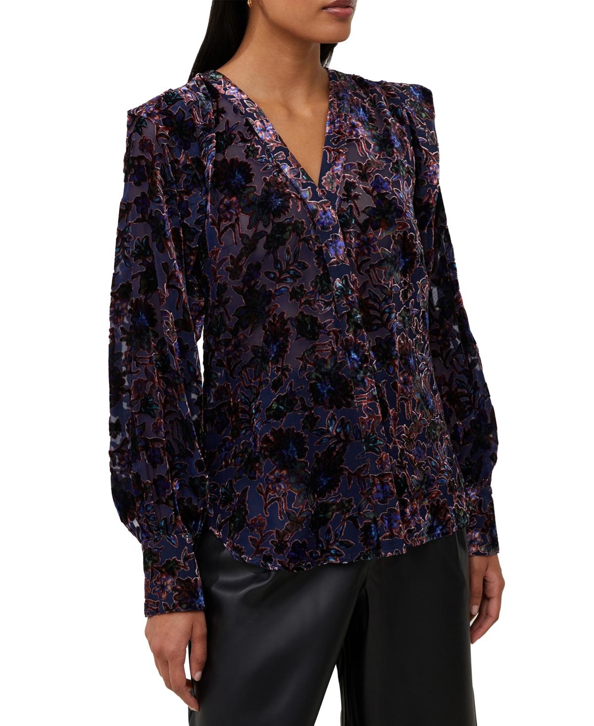 French velvet silk clearance sweater