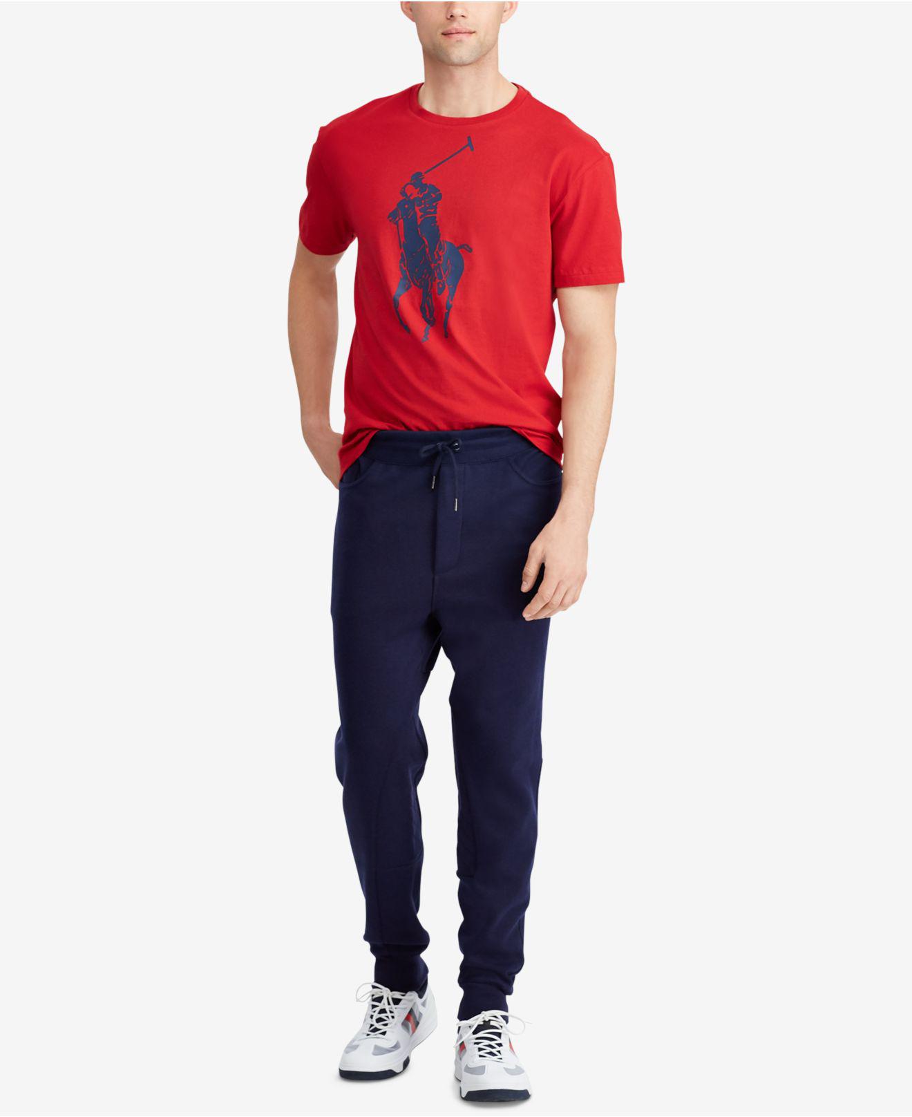 Polo Ralph Lauren Classic-fit Big Pony T-shirt in Red for Men | Lyst