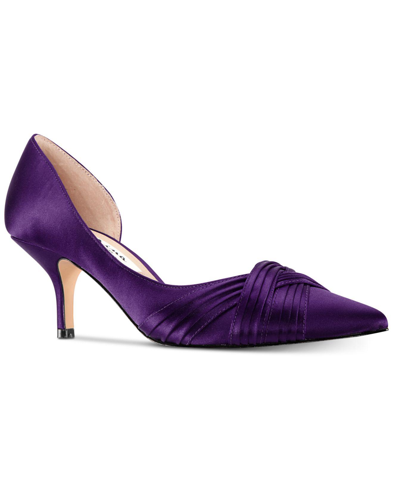 2020 Lady Deep Purple Women Flock Pointed Toe High Heels Fashion Ladies  Slip On Stiletto Pumps Sexy Woman Party Wedding Shoes From Goodsell2017,  $59.39 | DHgate.Com