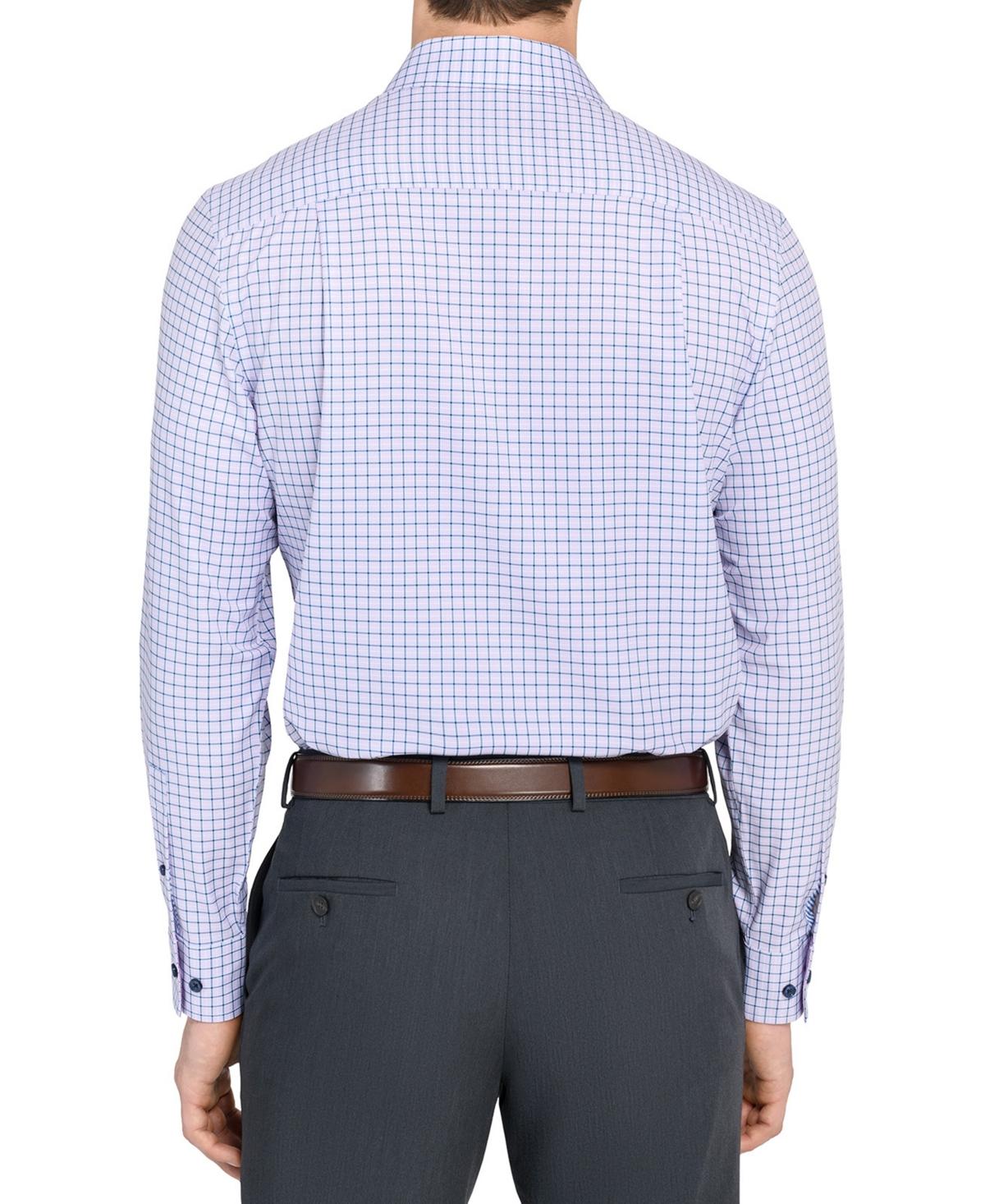 コンストラクト シャツ トップス メンズ Men's Slim-Fit Solid Performance Stretch Cooling Comfort Dress Shirt White コンストラクト メンズ シャツ トップス Men\u0027s Spread Collar Plaid