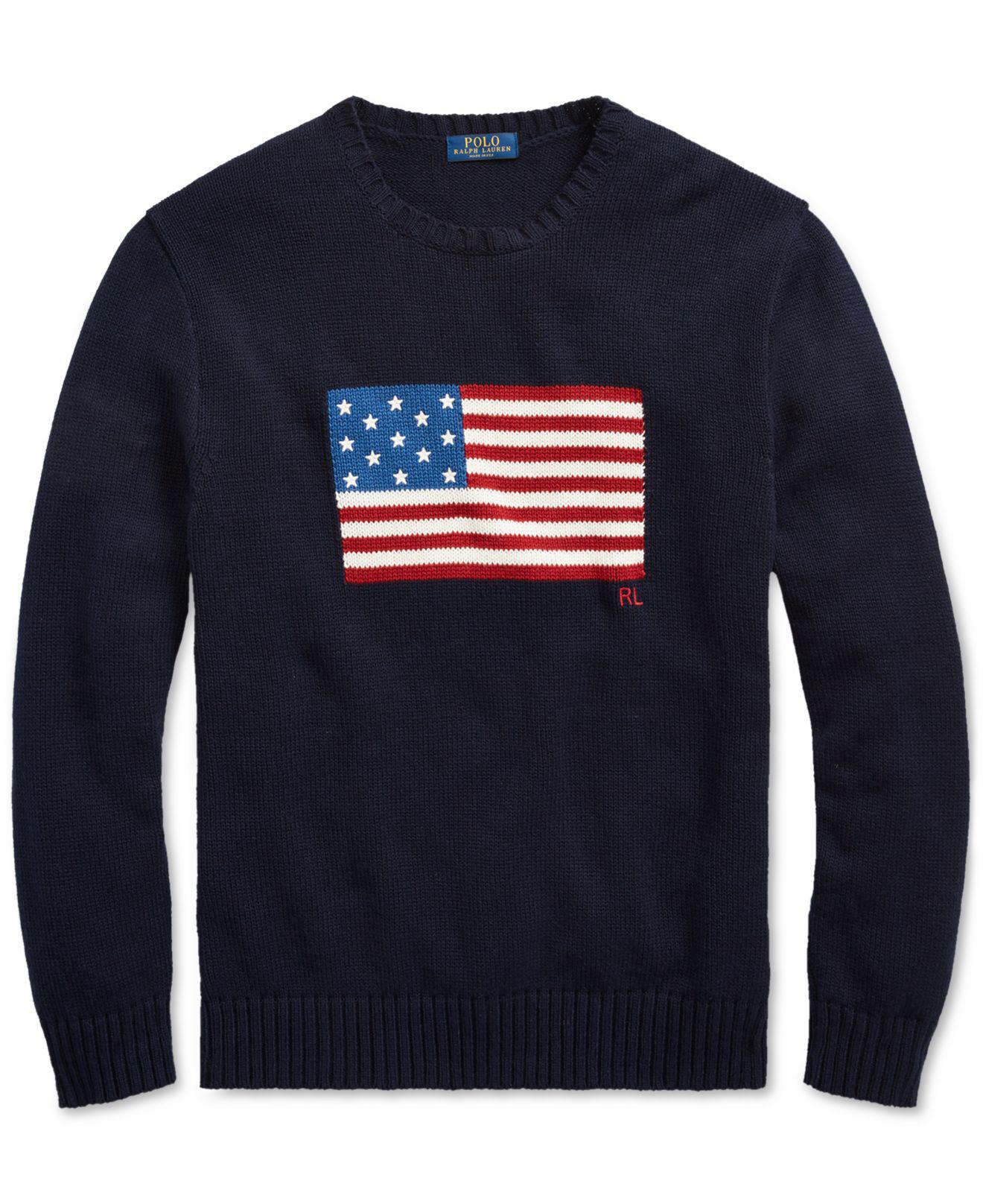 Polo Ralph Lauren Cotton Ralph Lauren The Iconic Flag Sweater in 