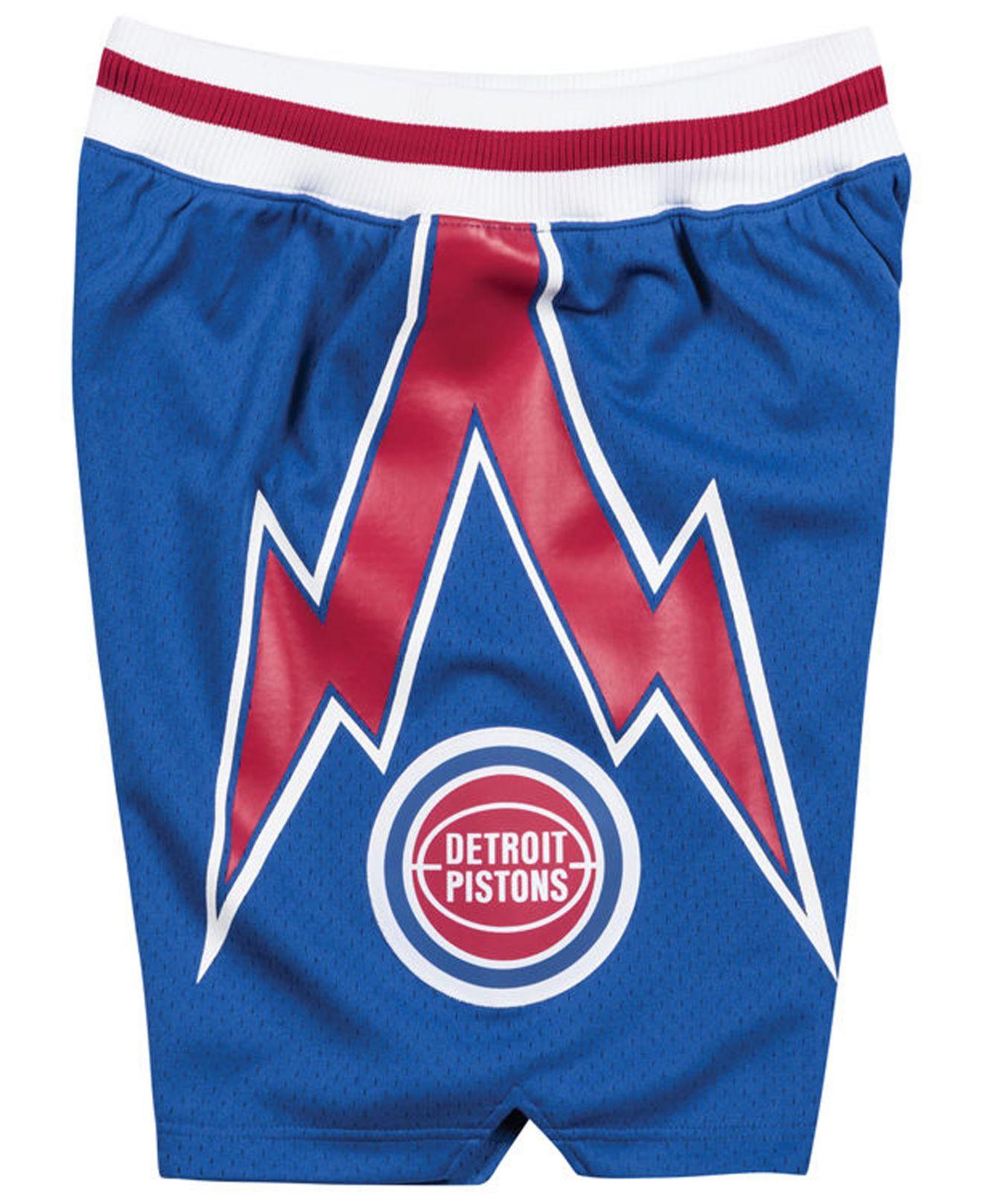 mitchell and ness pistons shorts