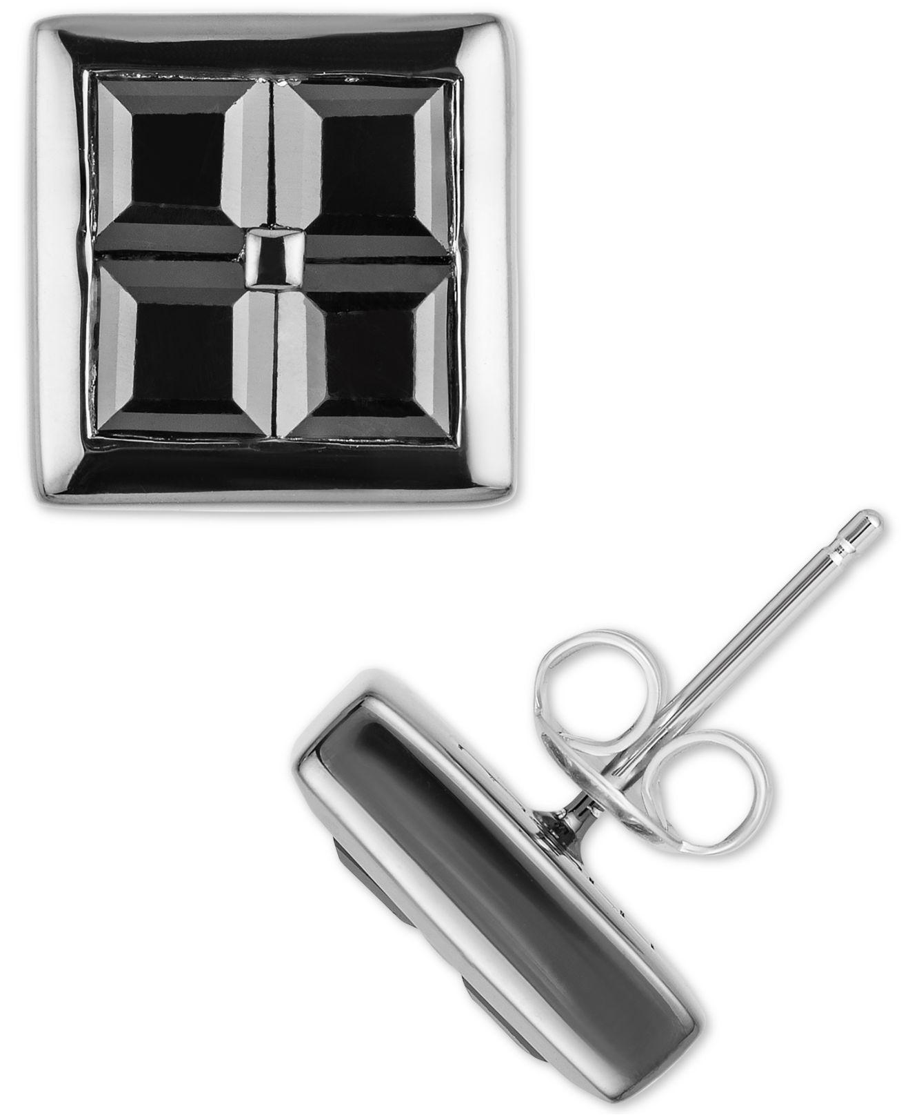 macy's black sapphire earrings