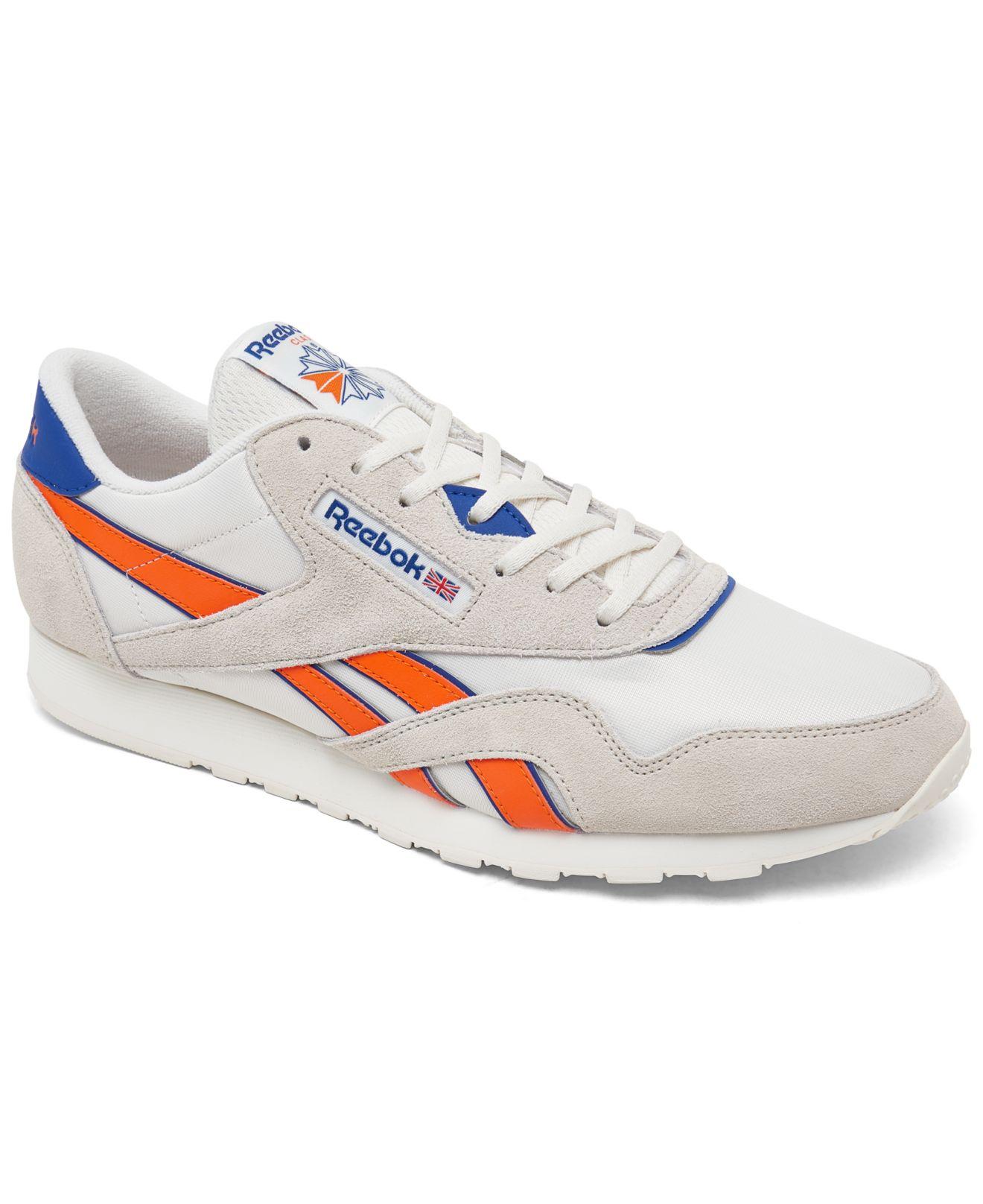 Reebok Classic Nylon Casual Sneakers From Finish Line in White for Men |  Lyst