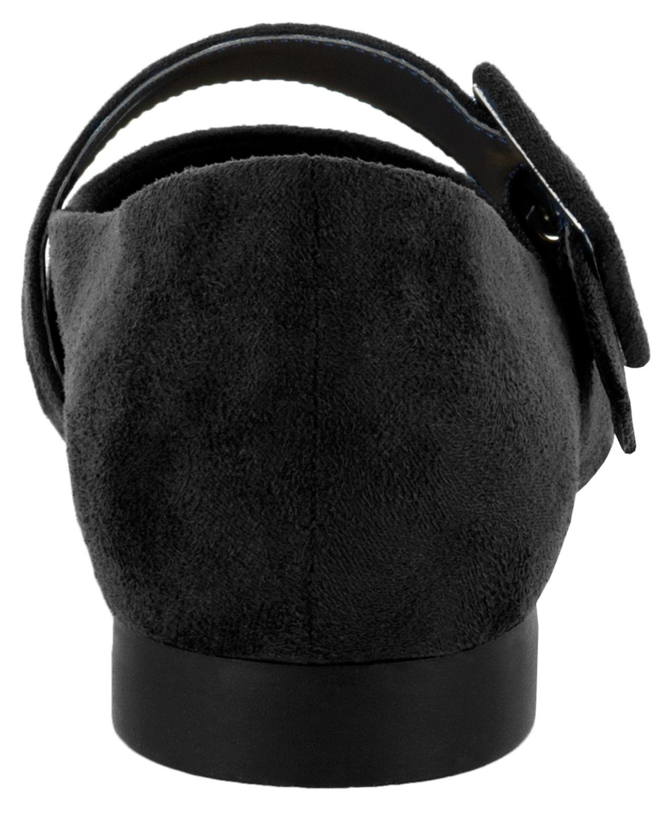 Bella Vita Virginia Ii Mary Jane Flats in Black Suede (Black) - Lyst