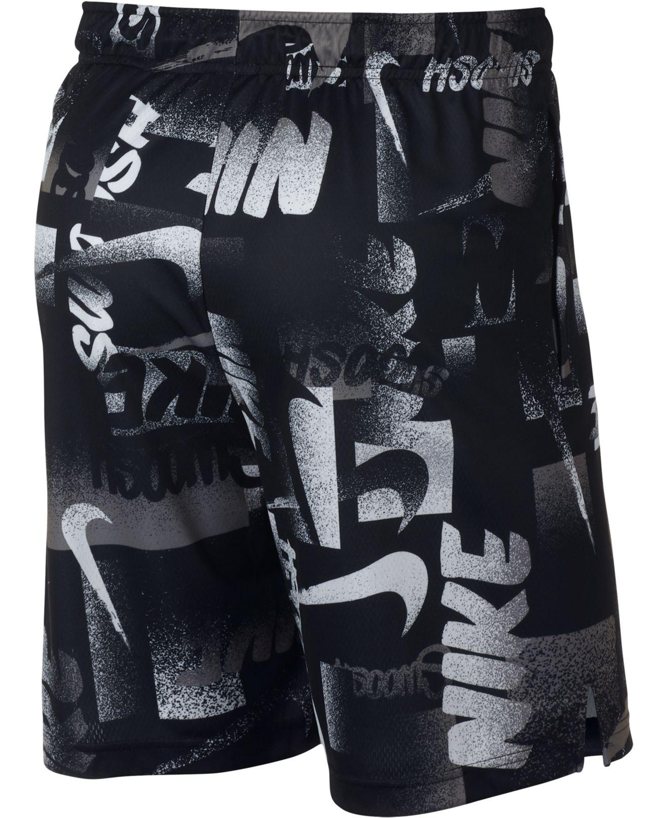 Nike Synthetic Dry Allover Print 4.0 Training Shorts in Black/Black (Black)  for Men - Lyst