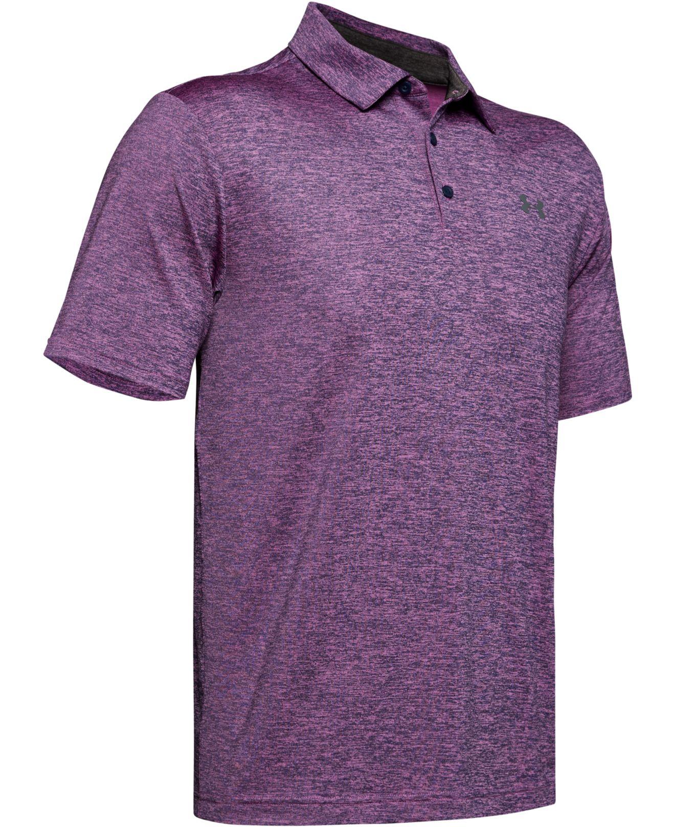 purple under armour polo