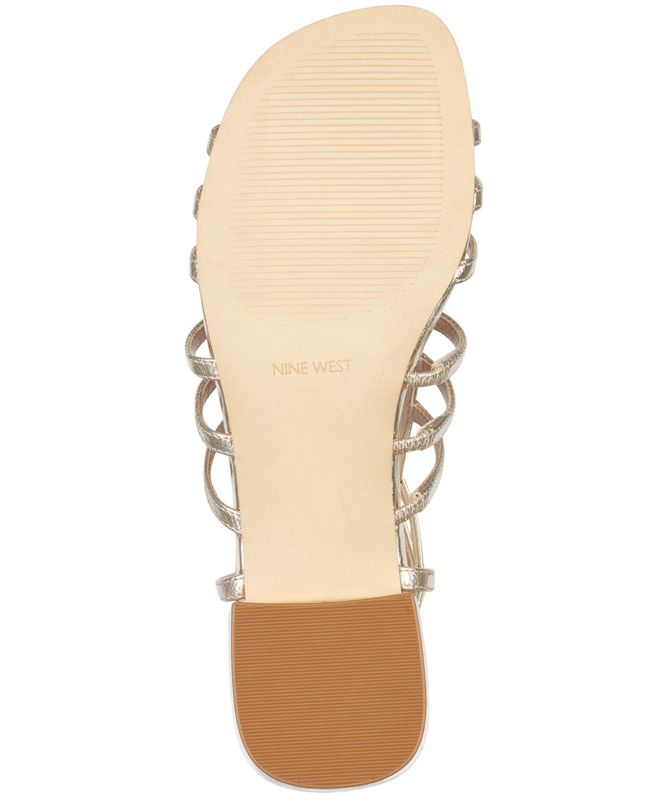 nine west xeres gladiator sandals