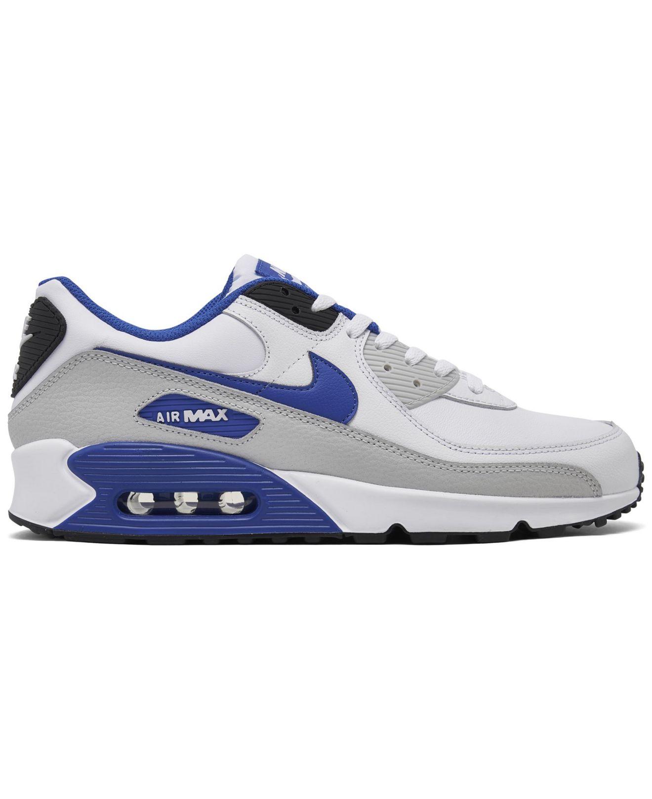 Nike Air Max 90 Leather Casual Sneakers From Finish Line in White for Men |  Lyst