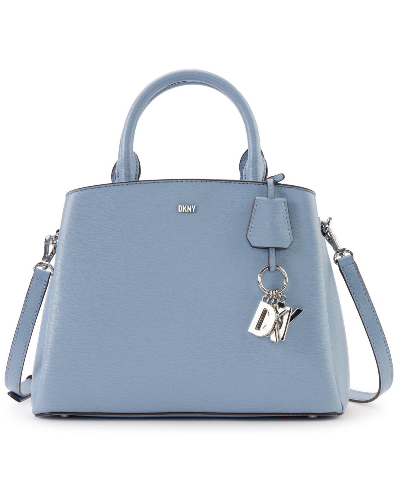 DKNY Paige Medium Satchel With Convertible Strap in Blue Lyst
