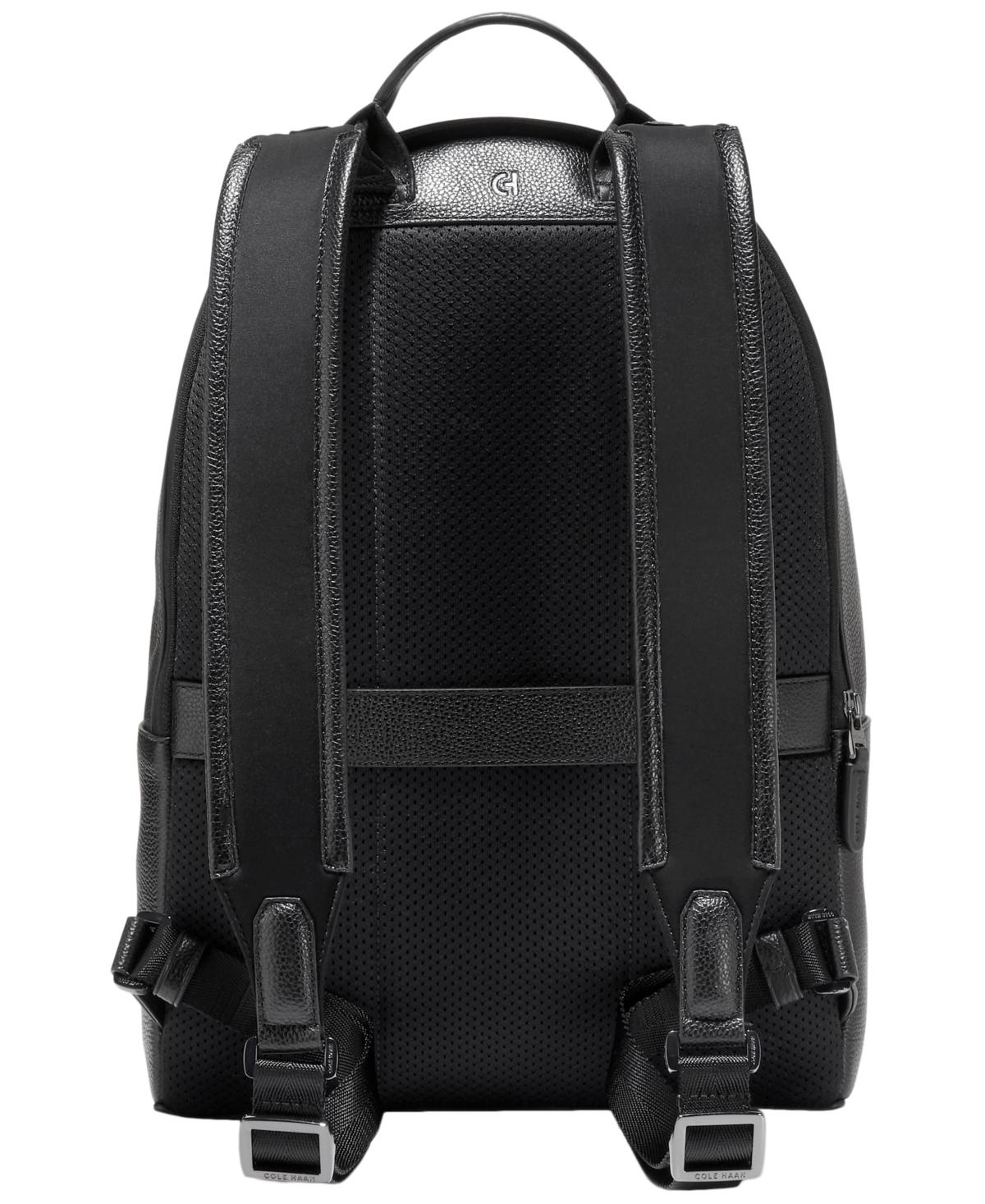 cole haan pebbled leather backpack Women's Alexandria Medium Flap 18.5 drop Exterior slip and zip pockets Interior slip and zip pockets Dedicated interior sleeve fits up to 14 Cole Haan Backpacks for Men