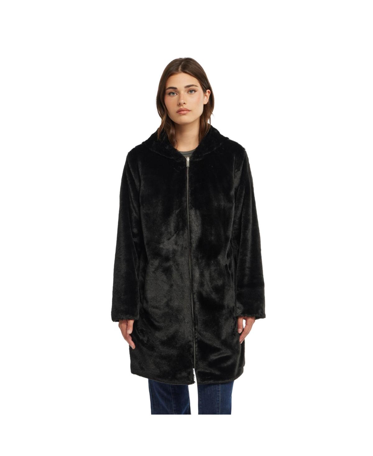 Ellen tracy black coat sales
